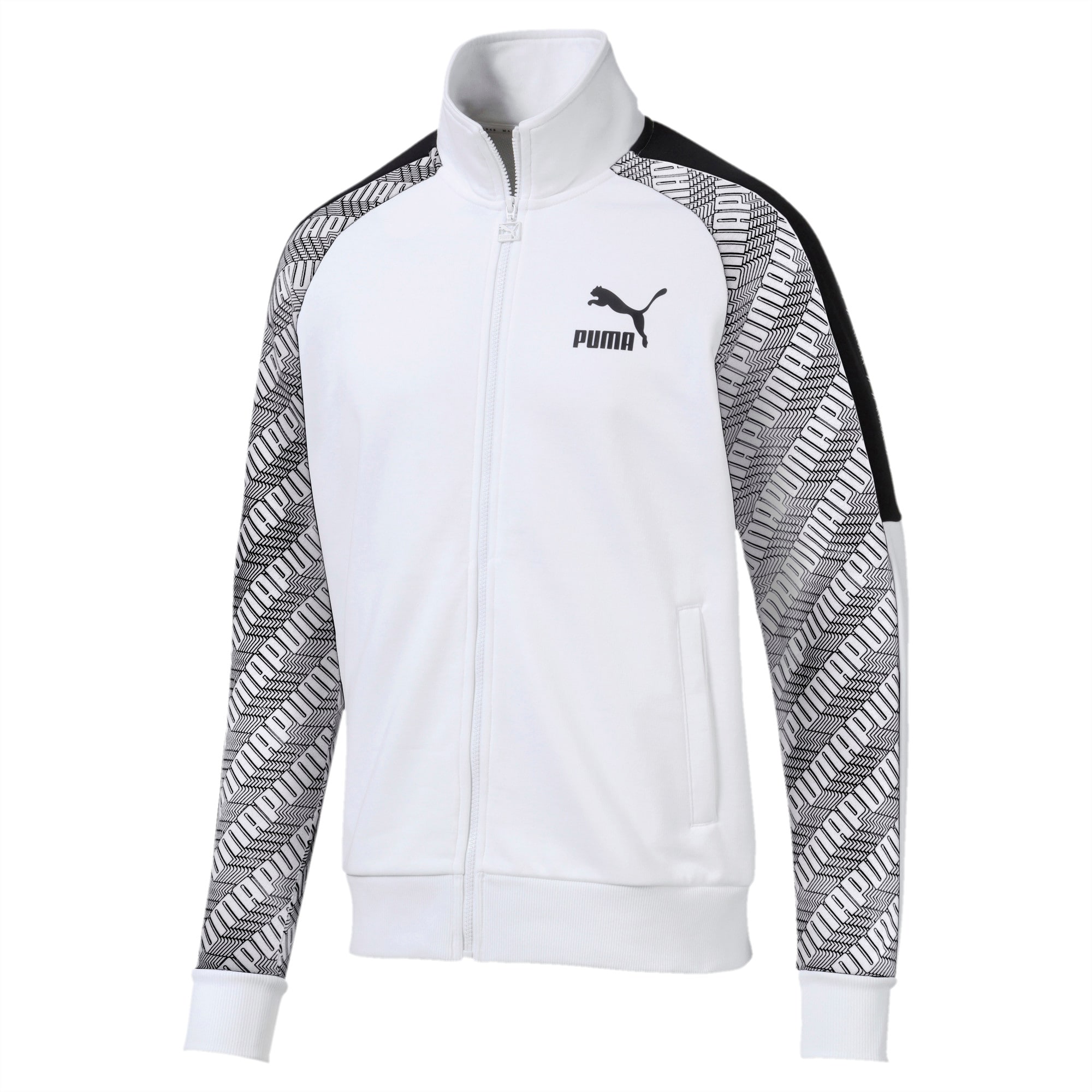 puma white track jacket