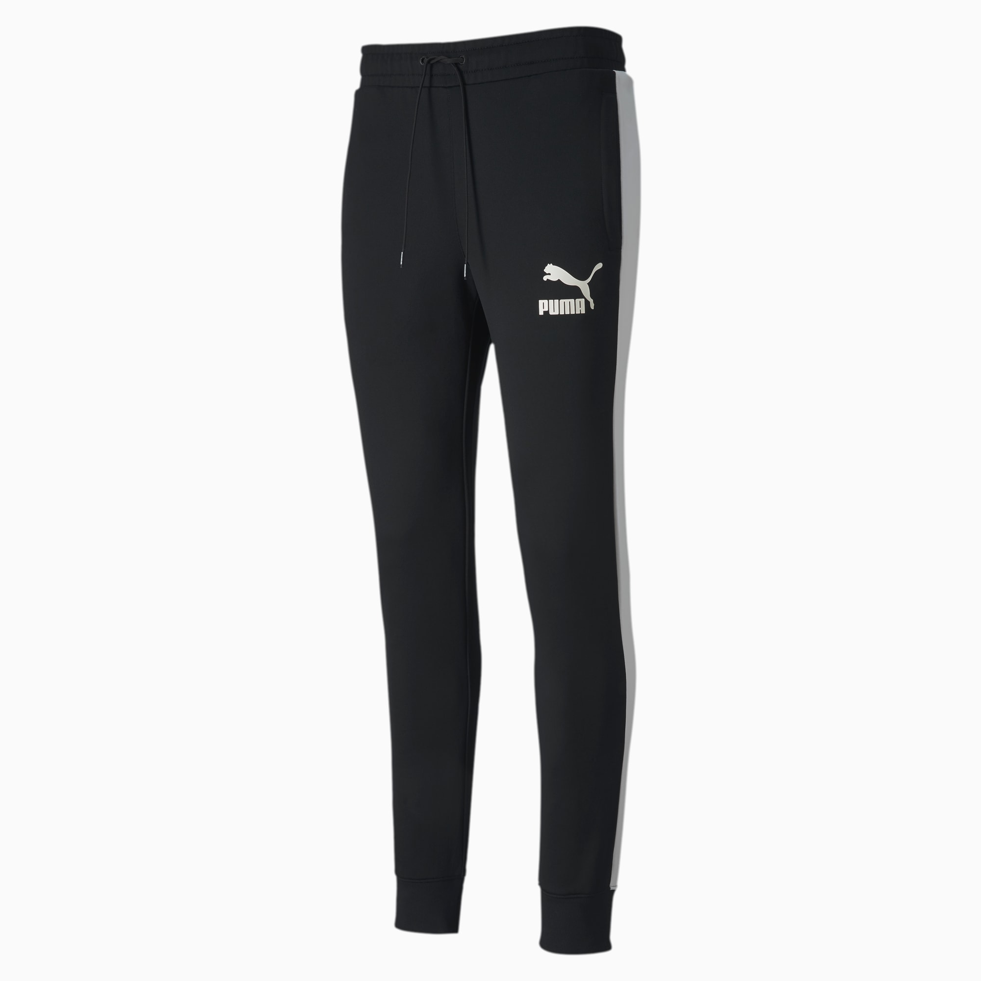 puma track pants black