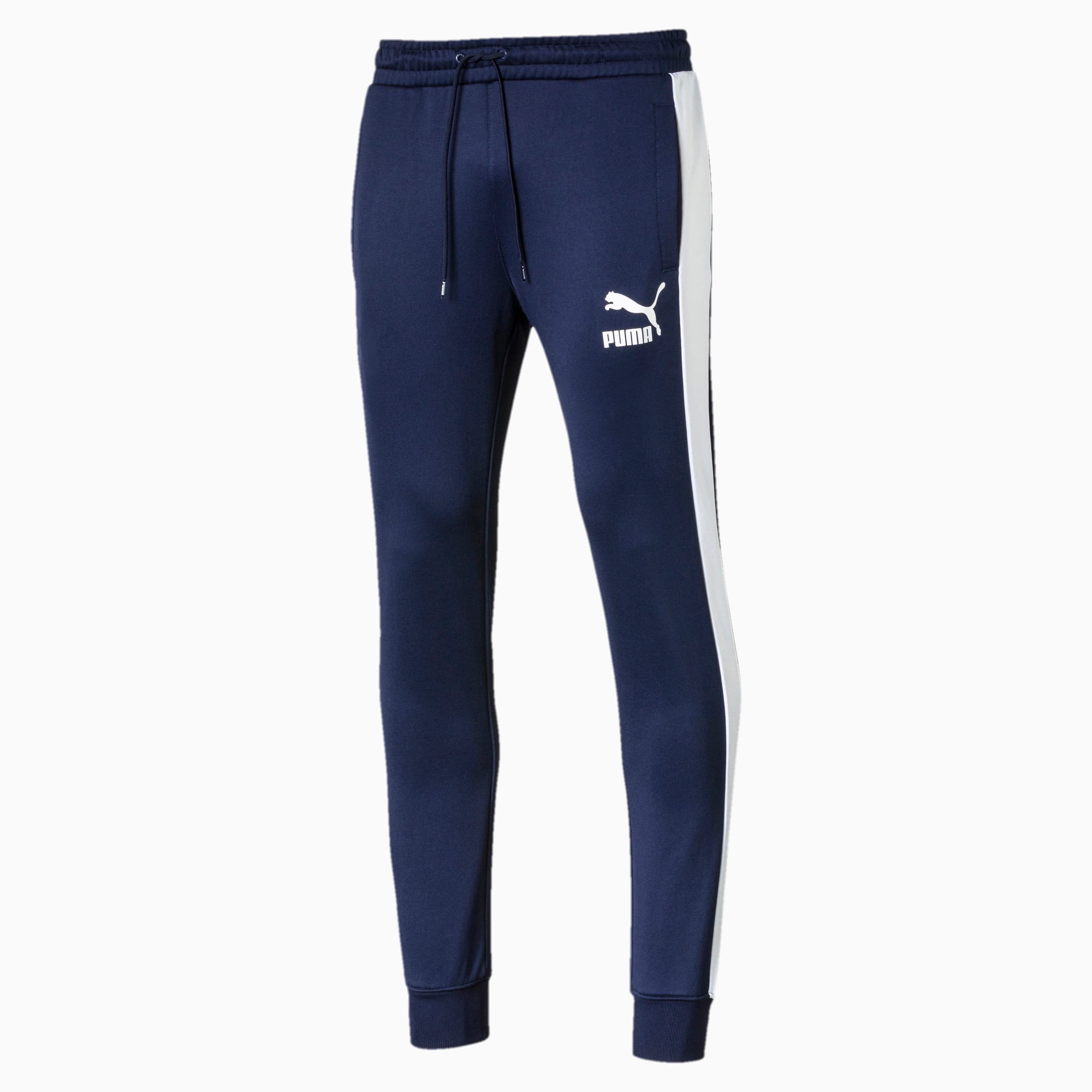 Blue puma track pants store