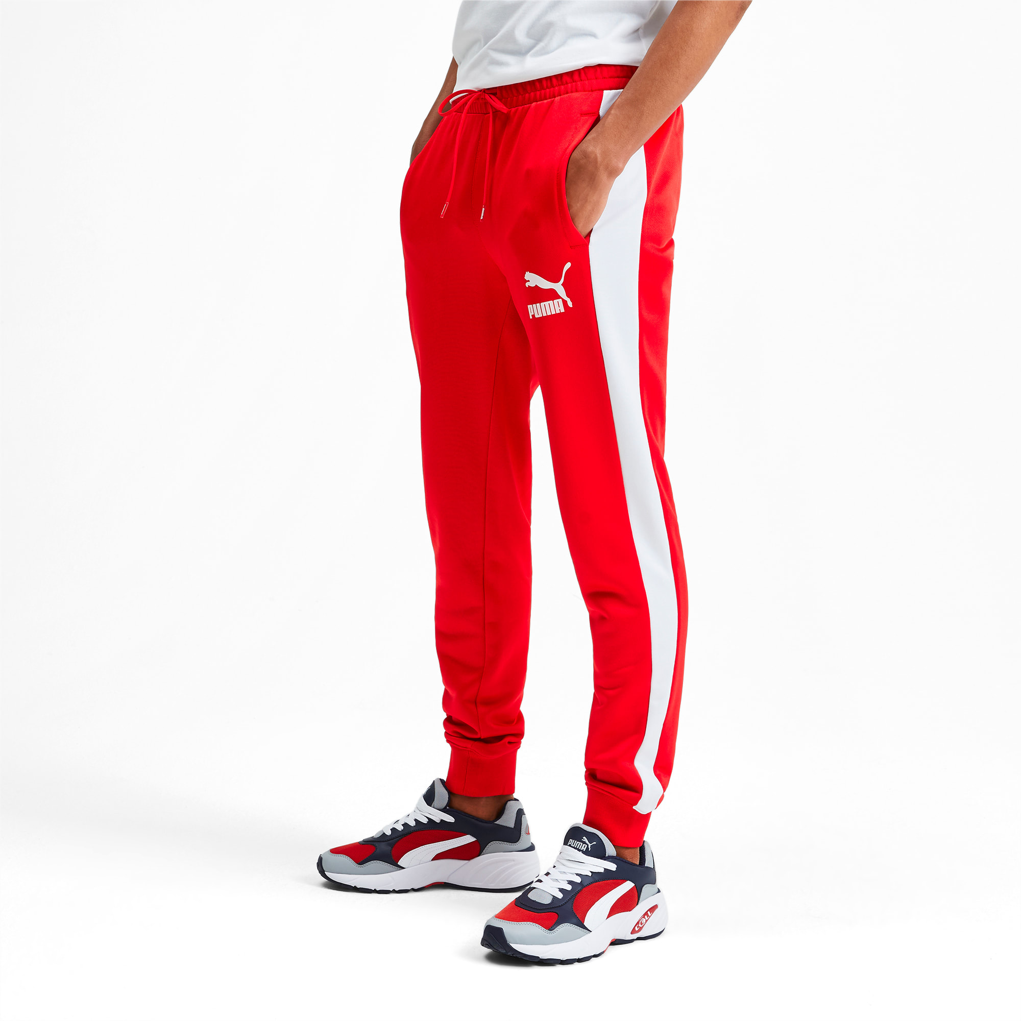 puma slim fit track pants