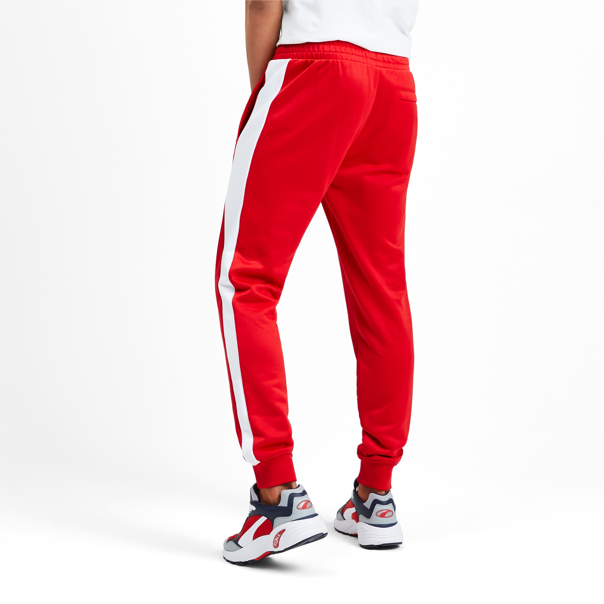 puma red track pants