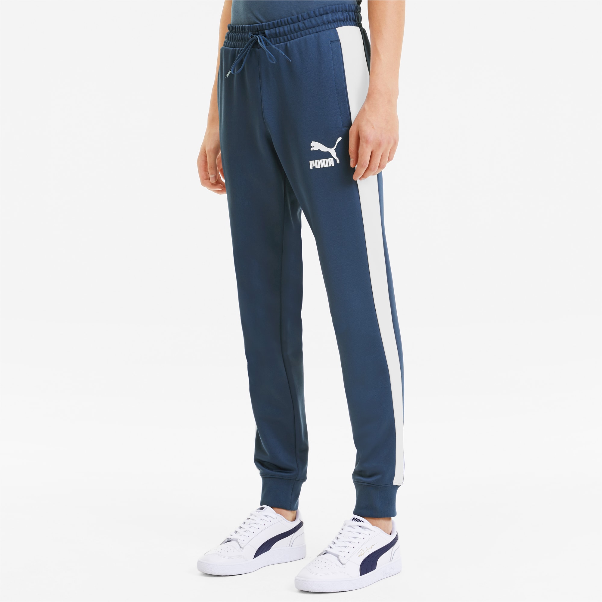 Puma t7 track pants blue store