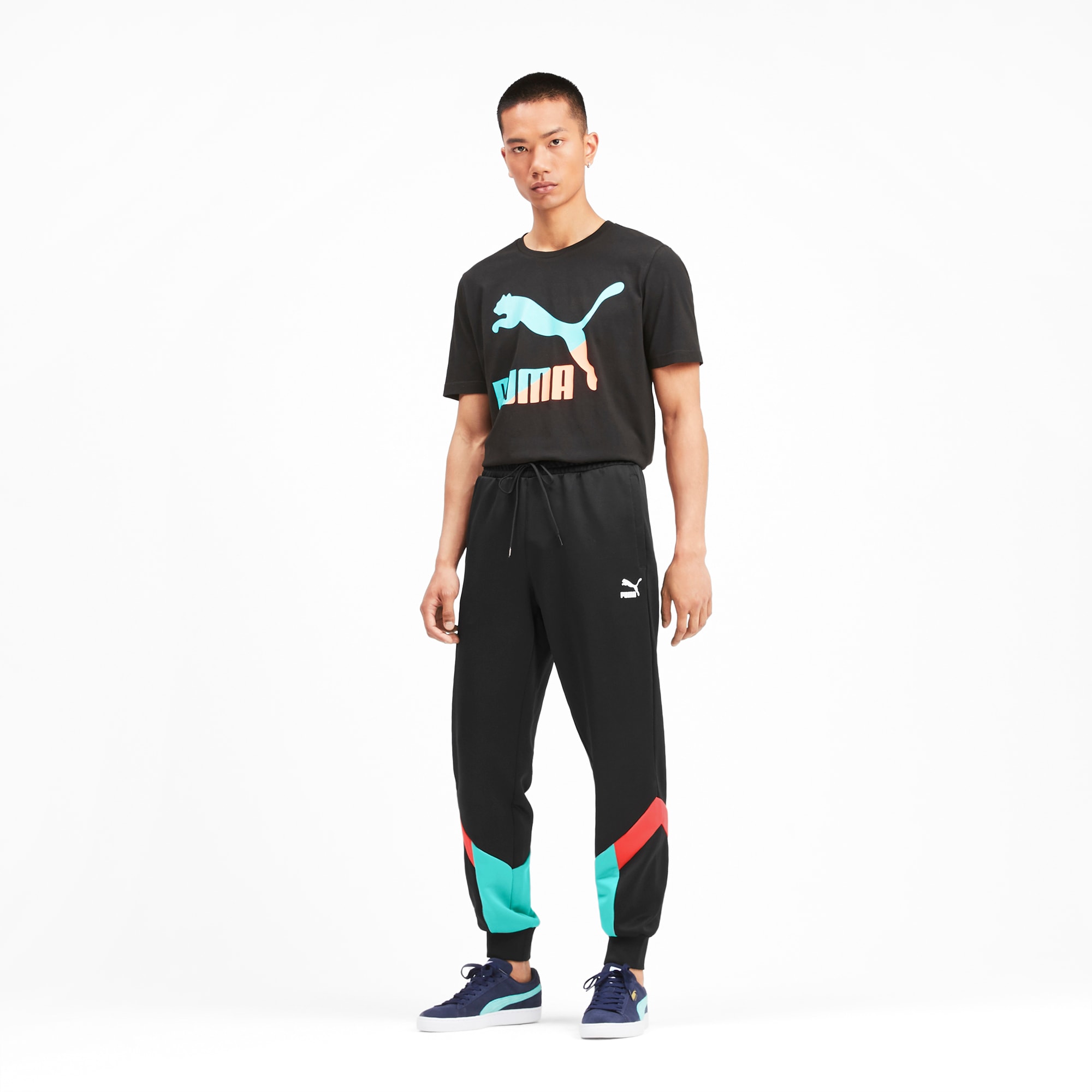 Puma Men's Regular Track Pants (621194_Black : : Clothing &  Accessories