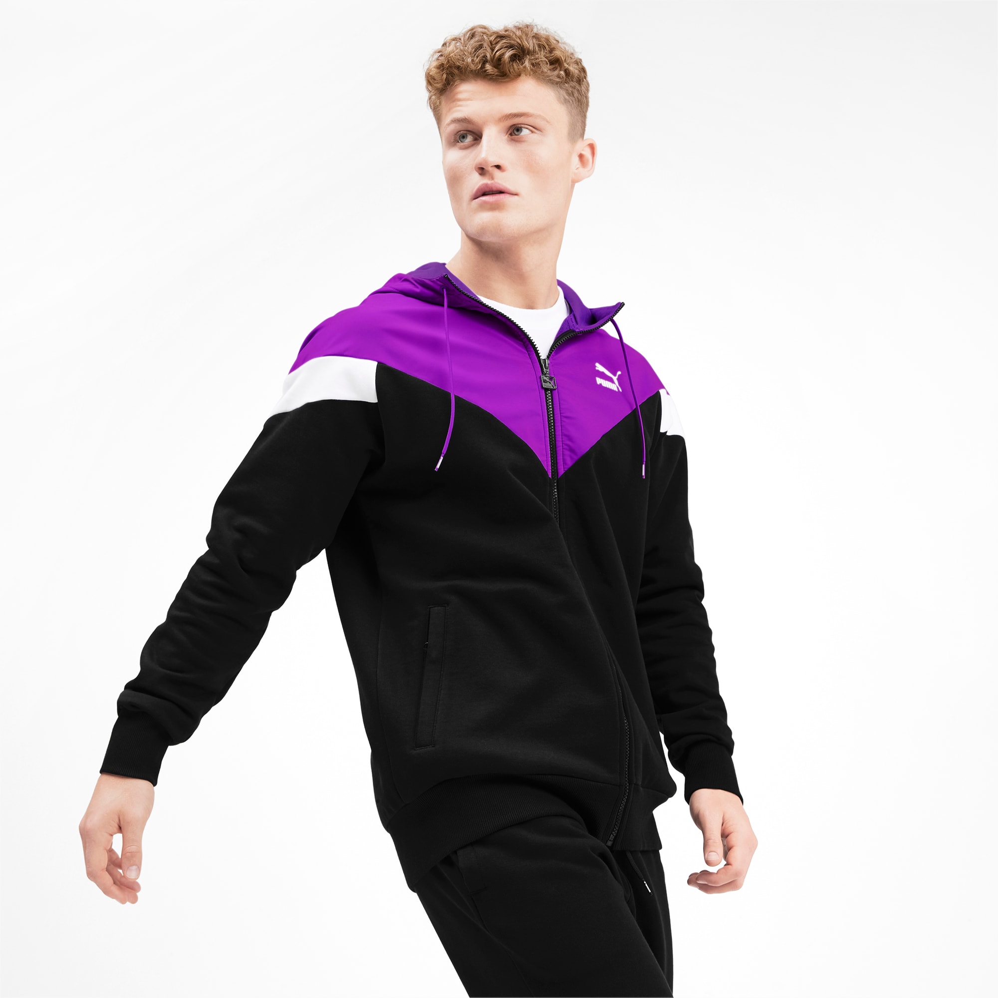 puma hoodie black mens