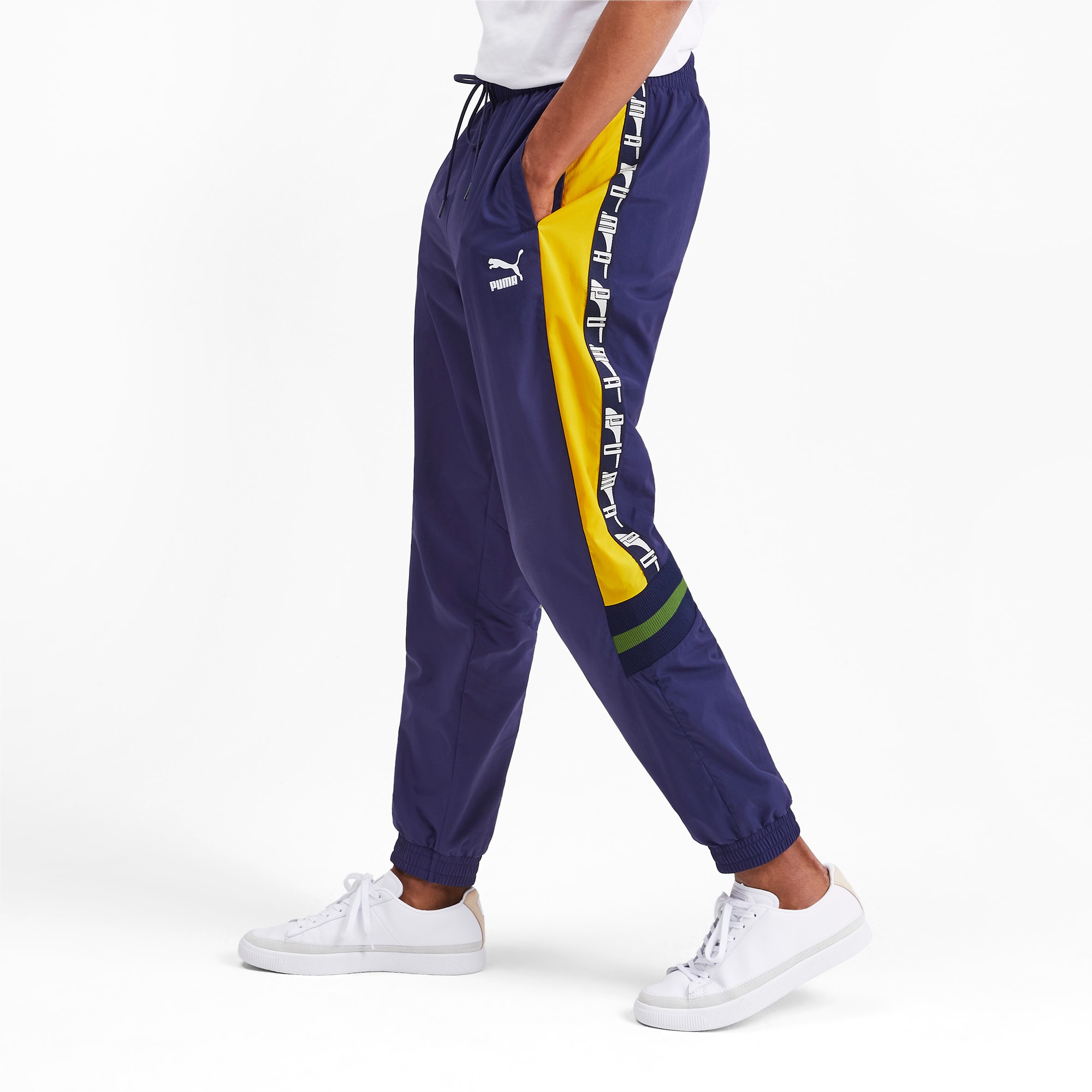 puma woven track pants