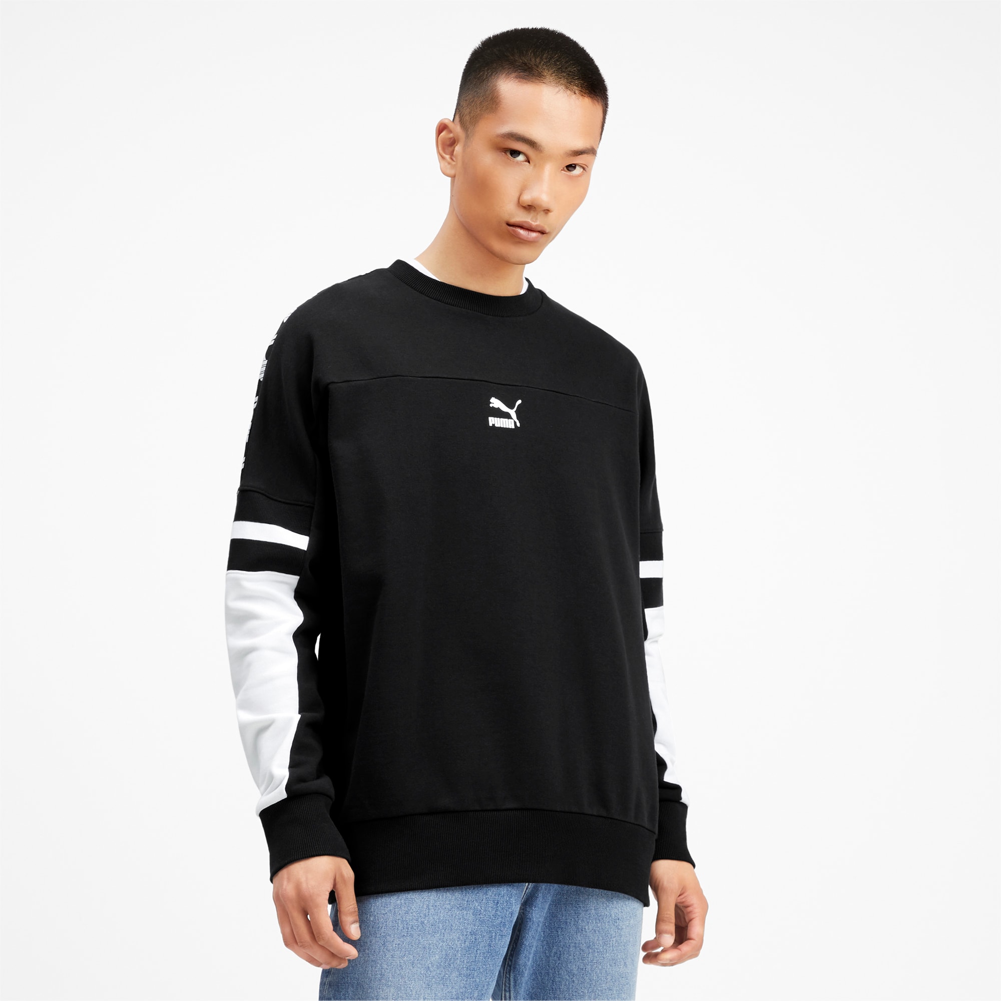 puma sweater mens black