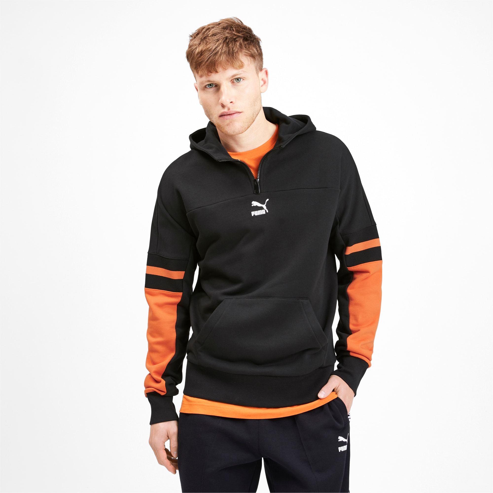 puma quarter zip sweatshirt