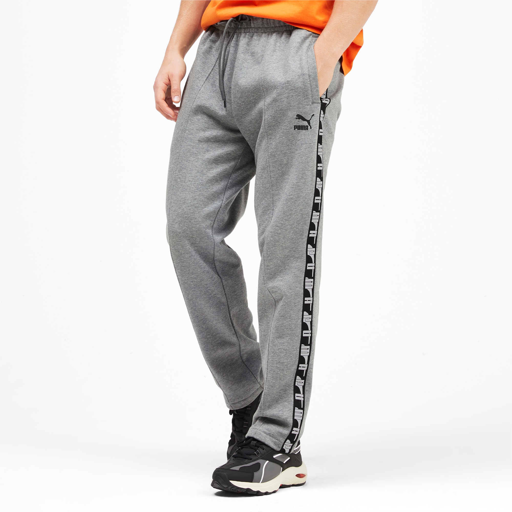 puma sweatpants grey