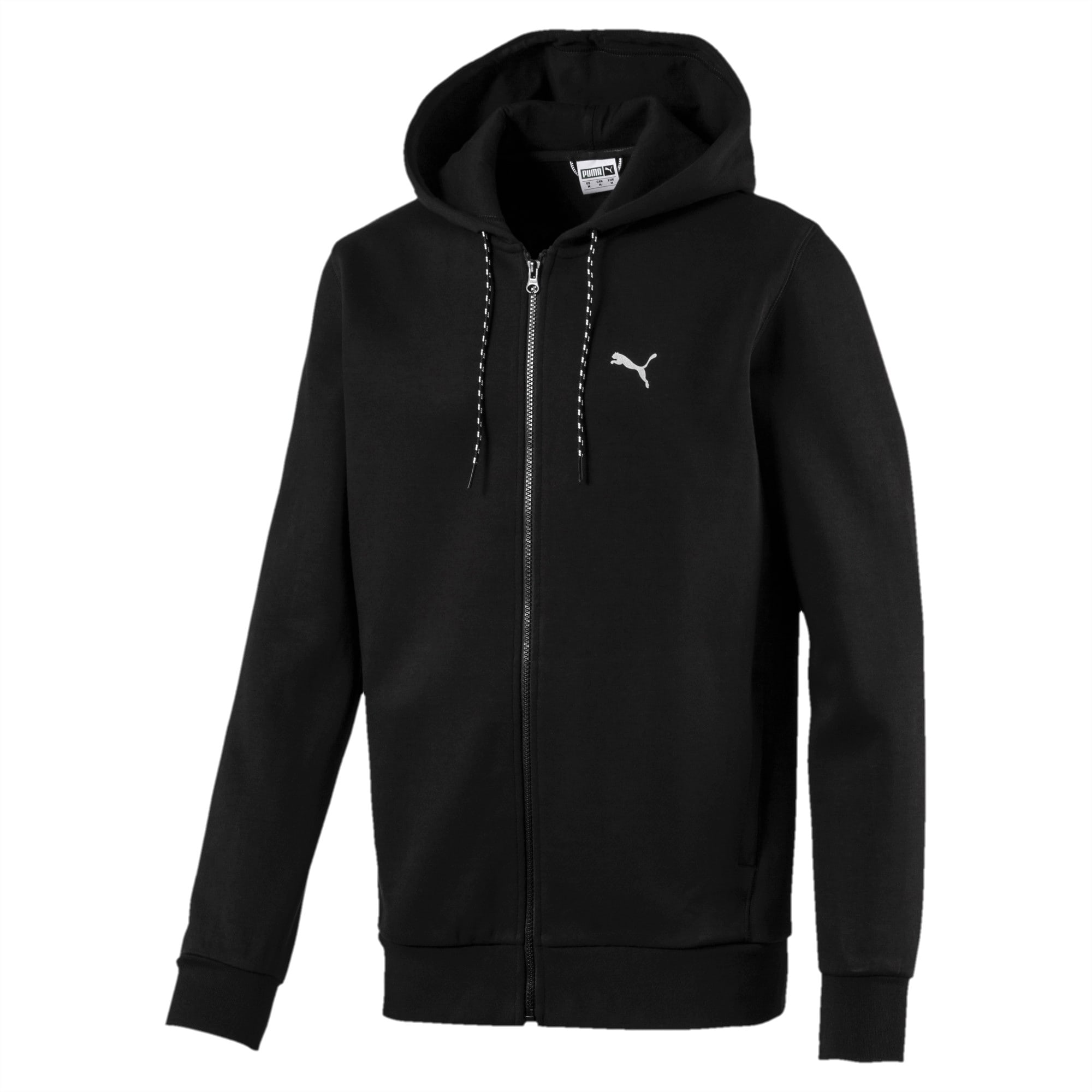 Черные толстовки молнии капюшоном. Зипка Puma. Зипка Пума кофта. Full-zip Hoodie Puma Black.