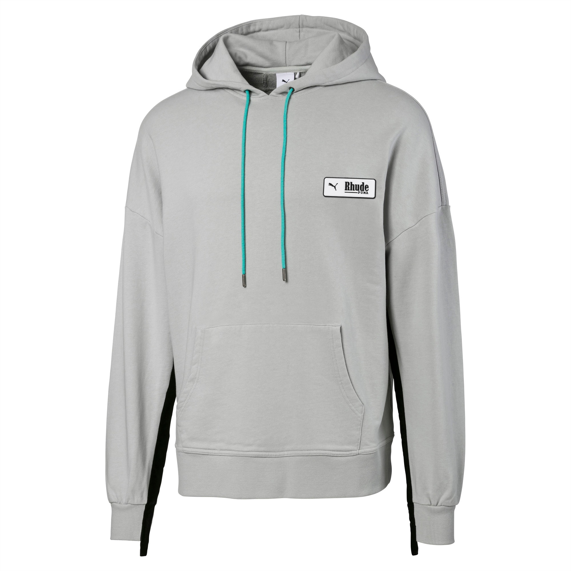 mens grey puma hoodie