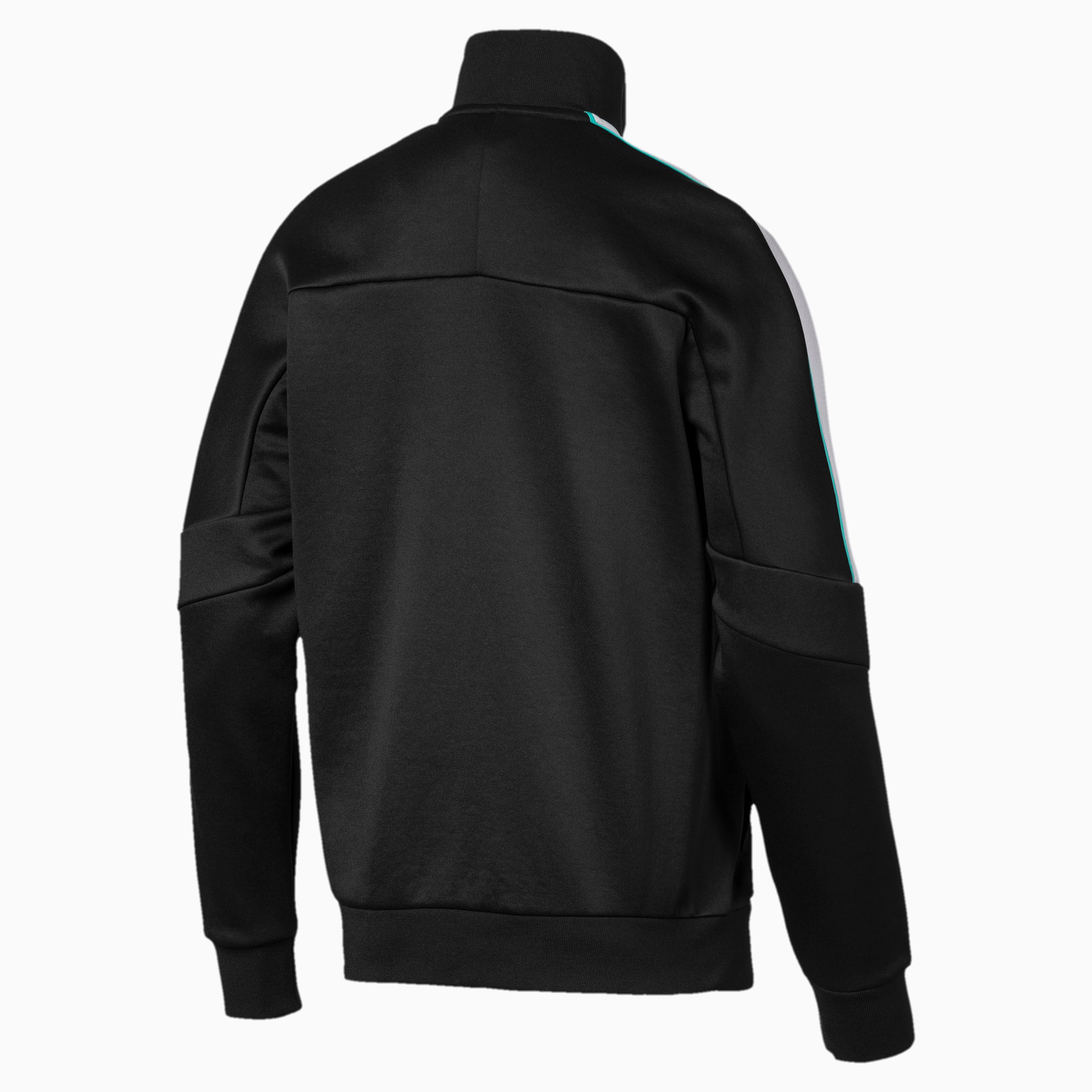 Mens Puma T7 Woven Jacket Black | Official Mercedes-AMG