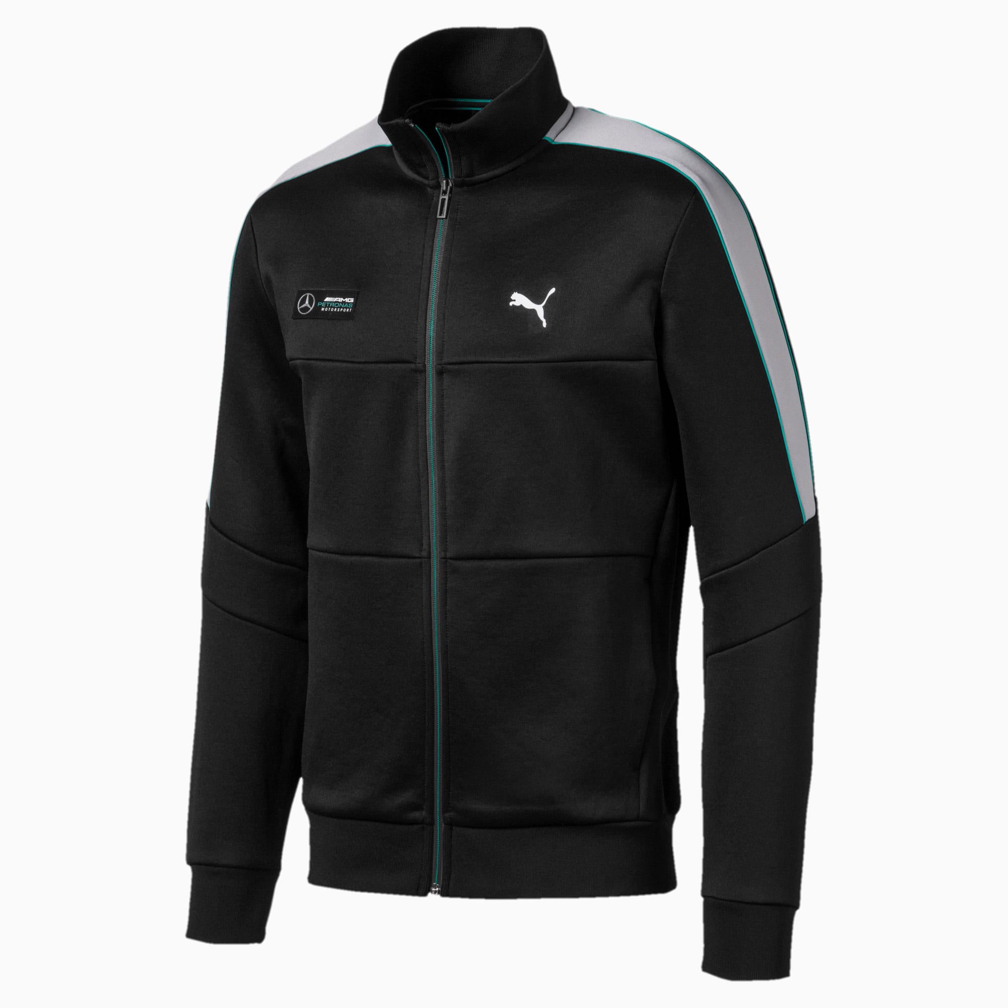 puma t7 track jacket grey