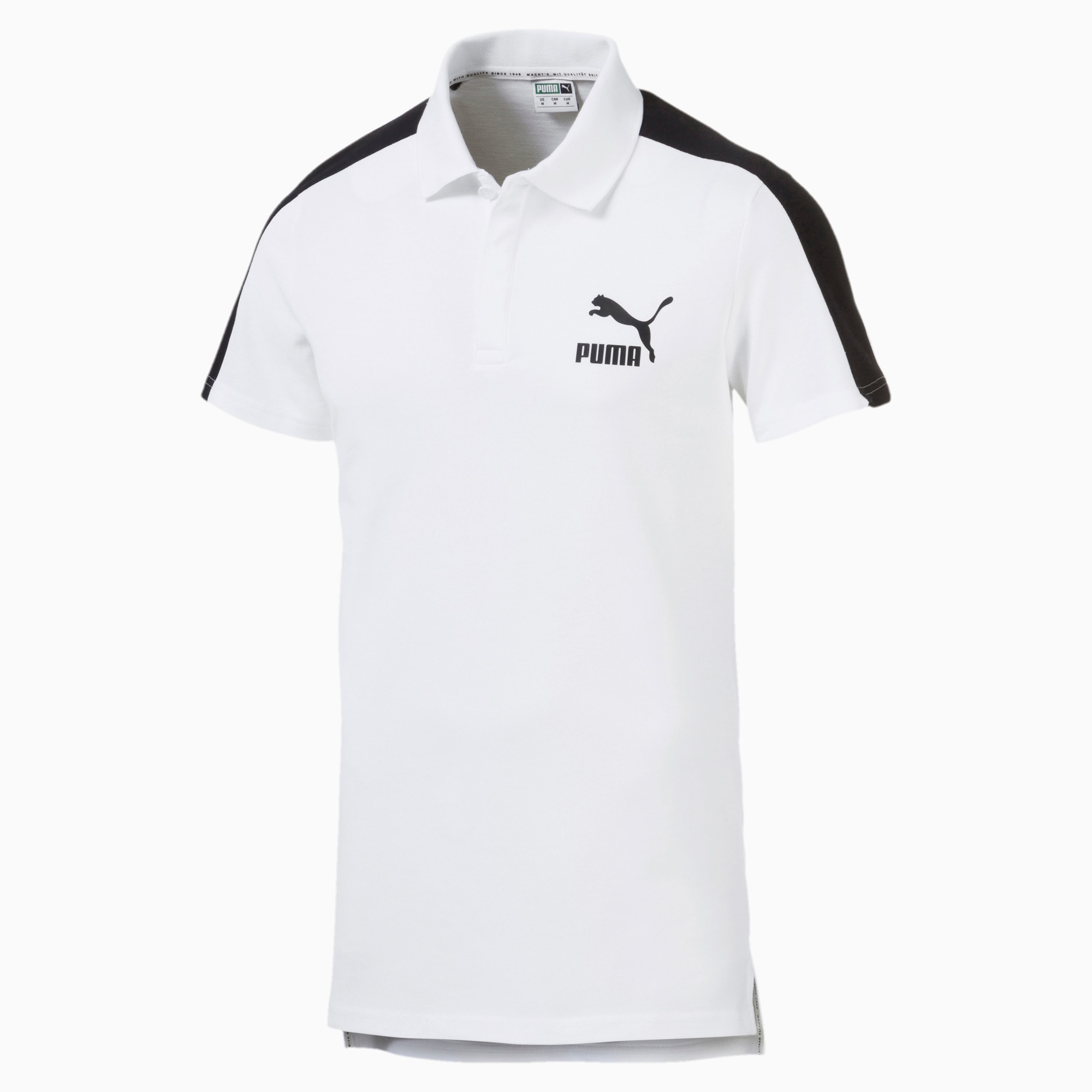 puma white polo t shirt