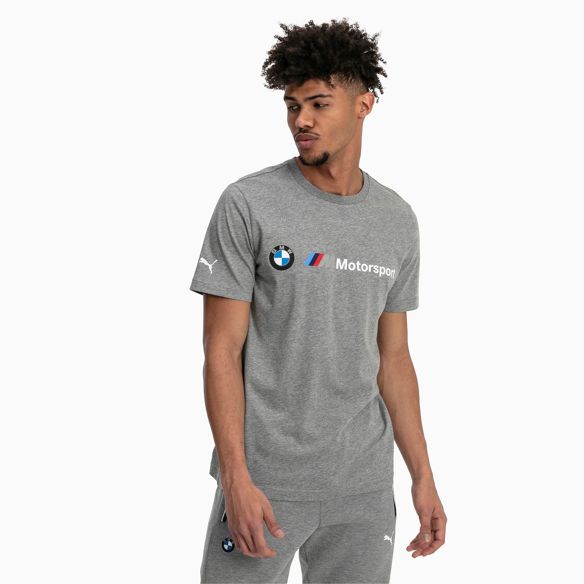 Bmw M Motorsport Logo Men S Tee Medium Gray Heather Puma Bmw Motorsport Puma