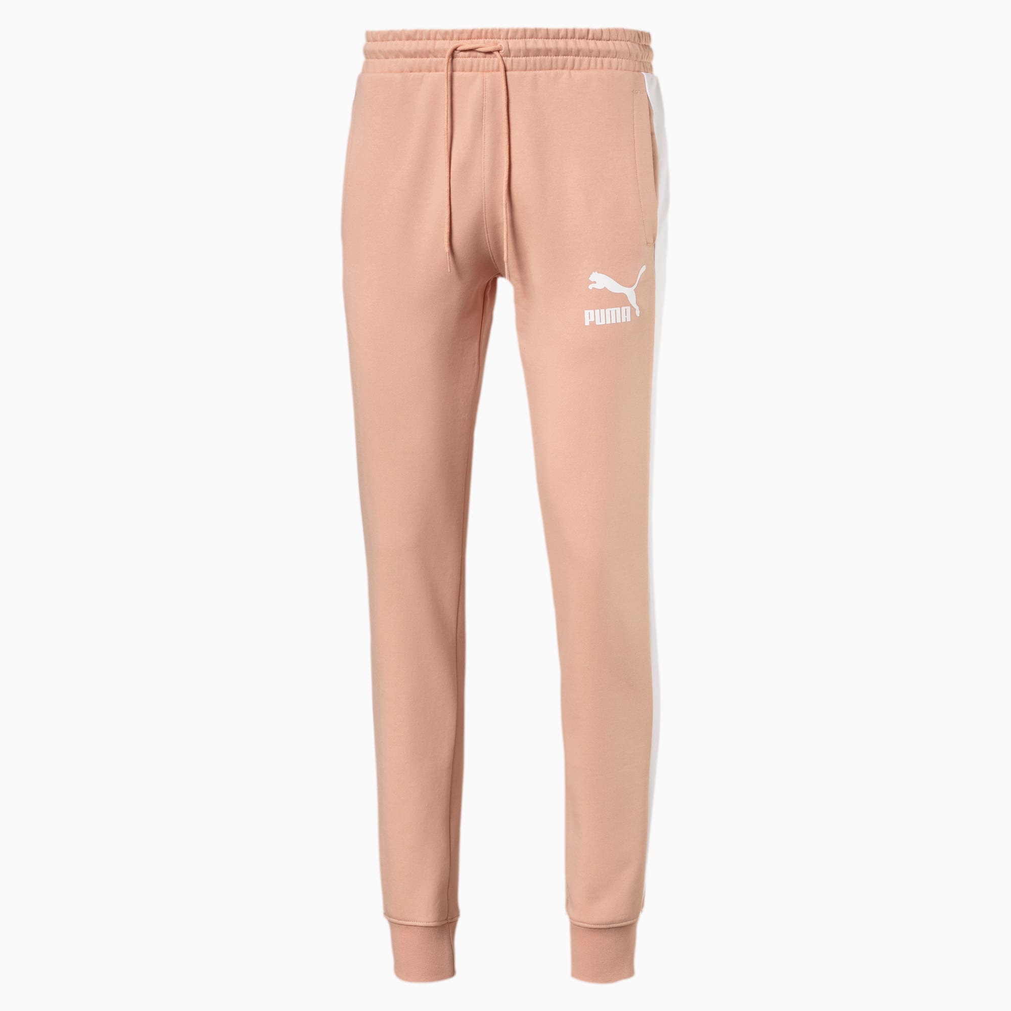 Iconic T7 Men's Track Pants | Pink Sand 