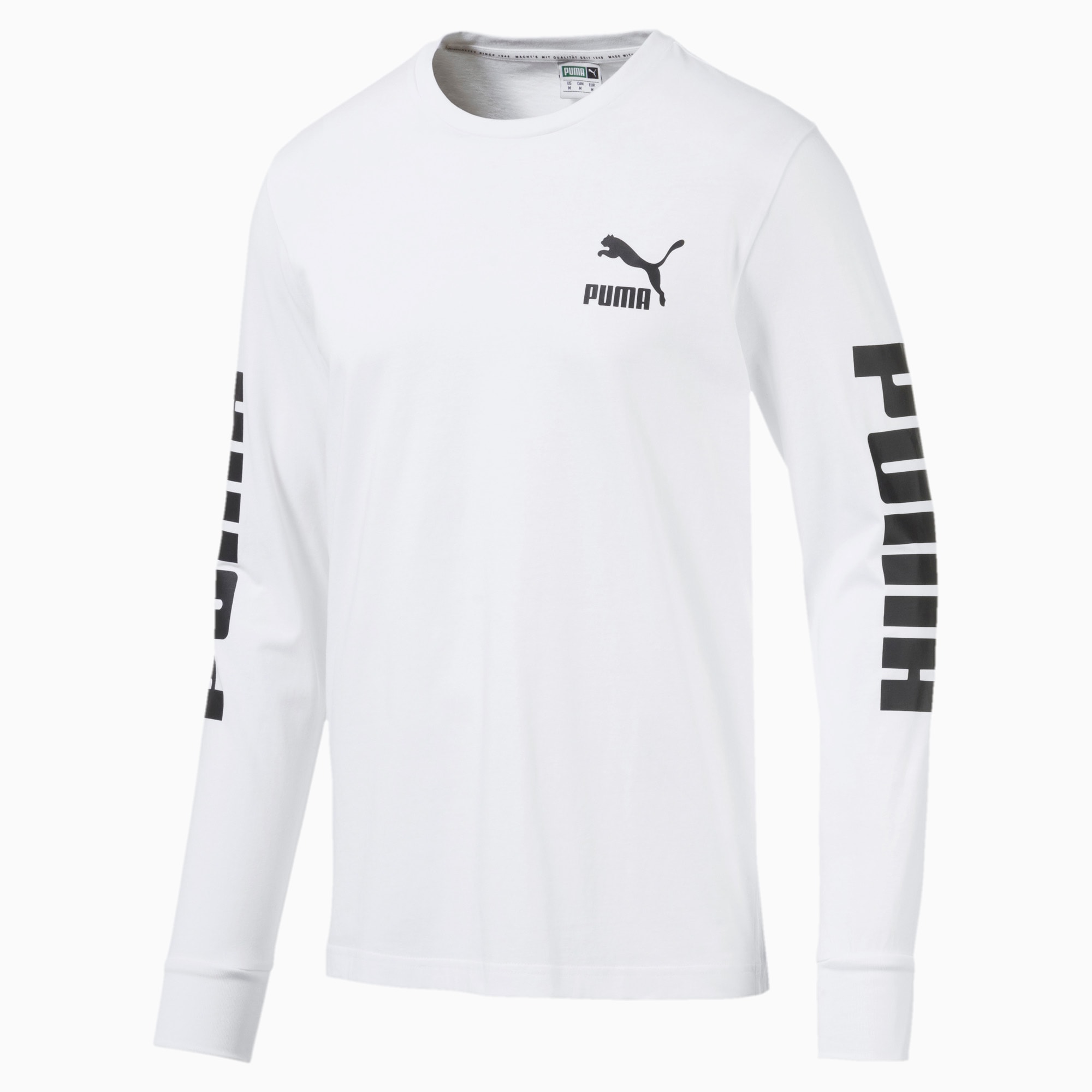 Classics Logo Men's Long Sleeve Tee | PUMA