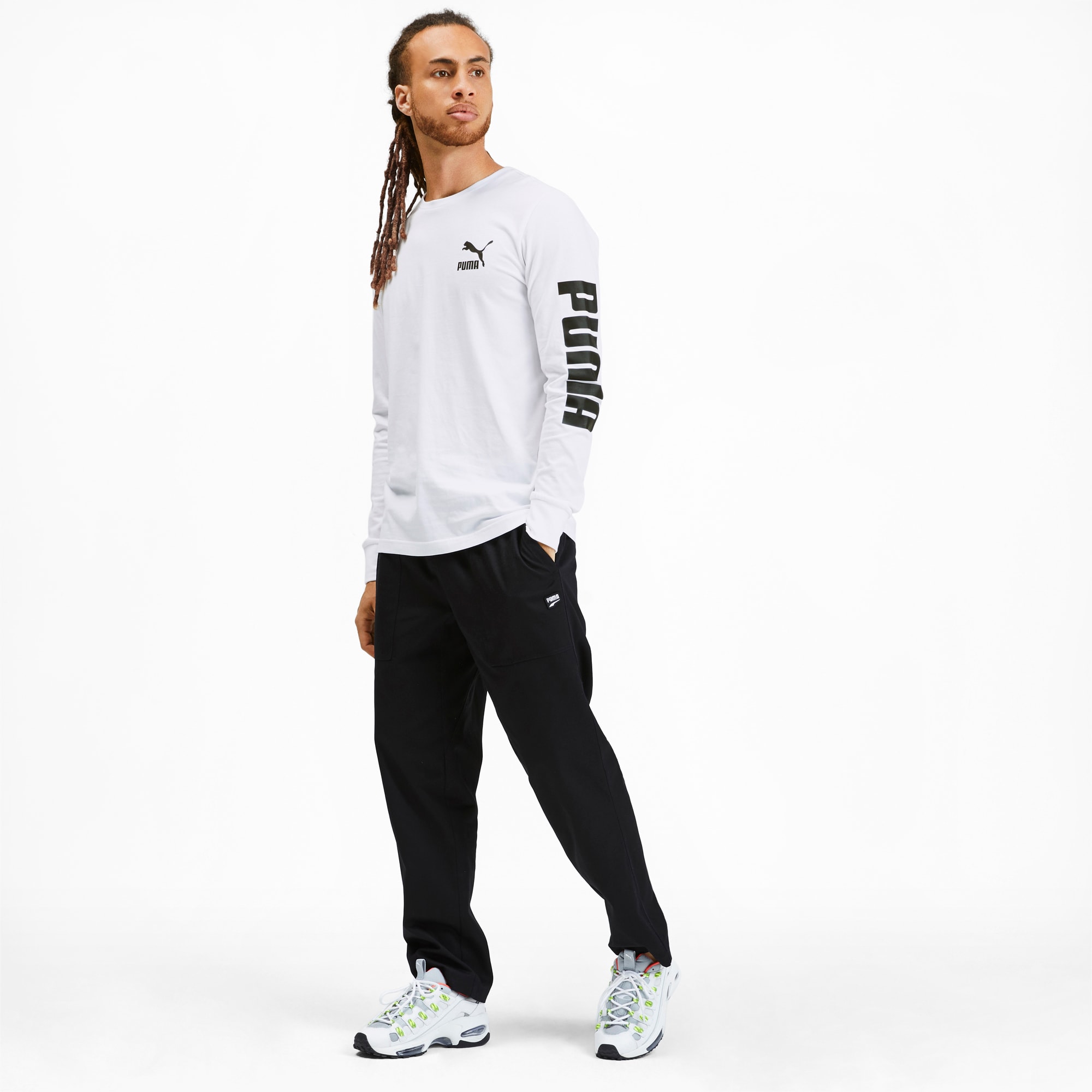 Classics Logo Men's Long Sleeve Tee | PUMA