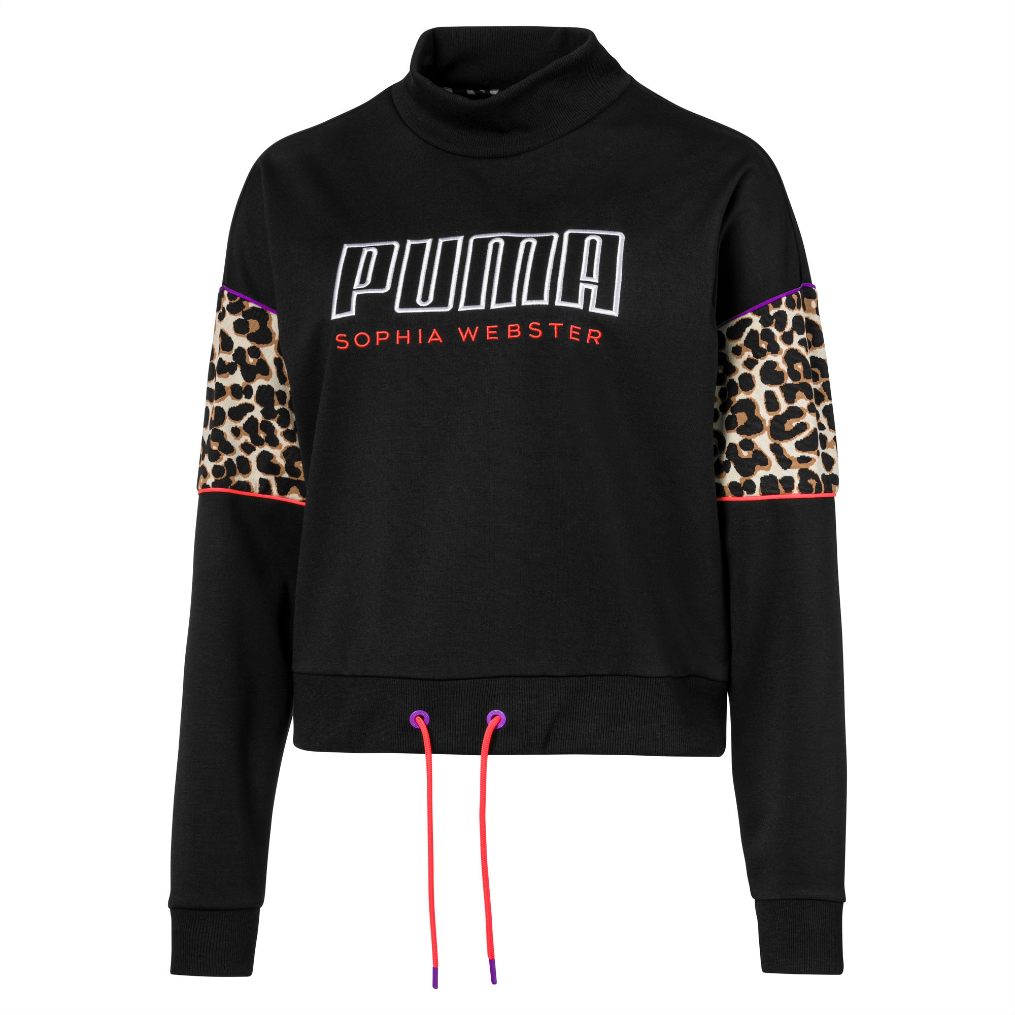 leopard print puma hoodie