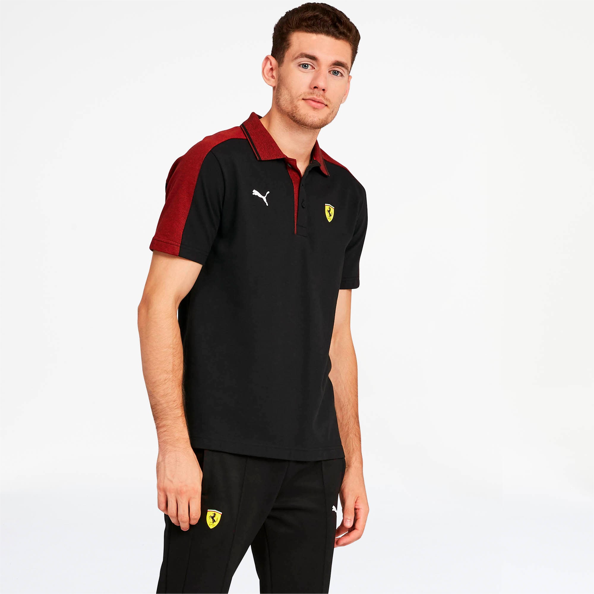 Camiseta tipo polo Scuderia Ferrari Mix para hombre | PUMA EE. UU.