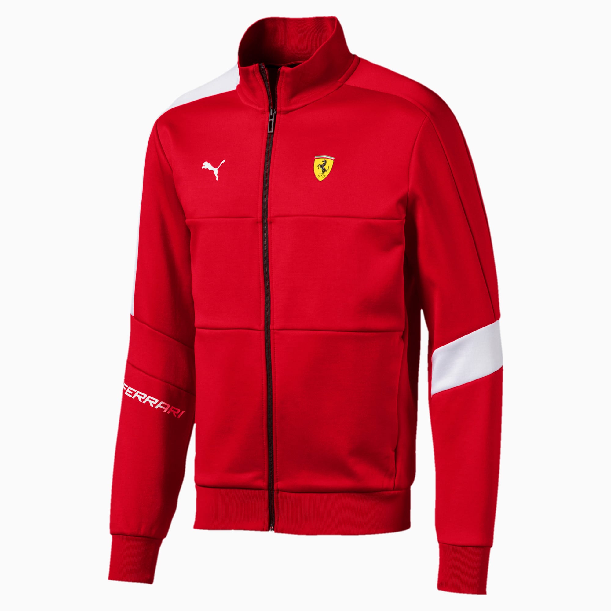 Ferrari T7 Men's Track Jacket | Rosso 