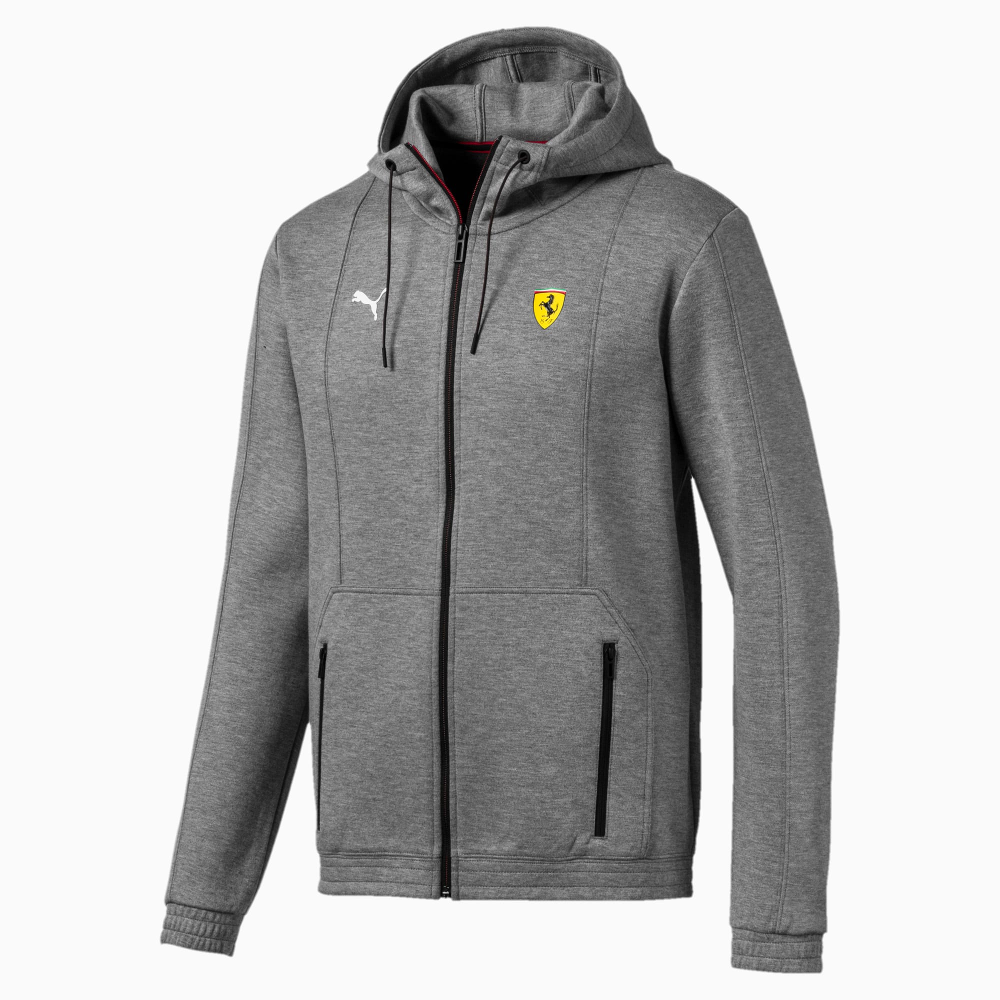 puma ferrari hooded sweat jacket