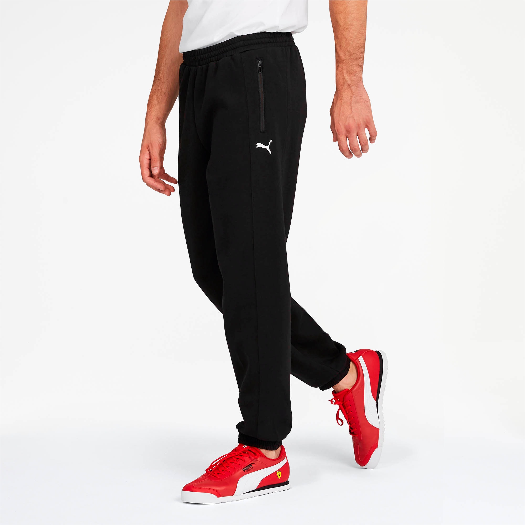 black puma sweatpants