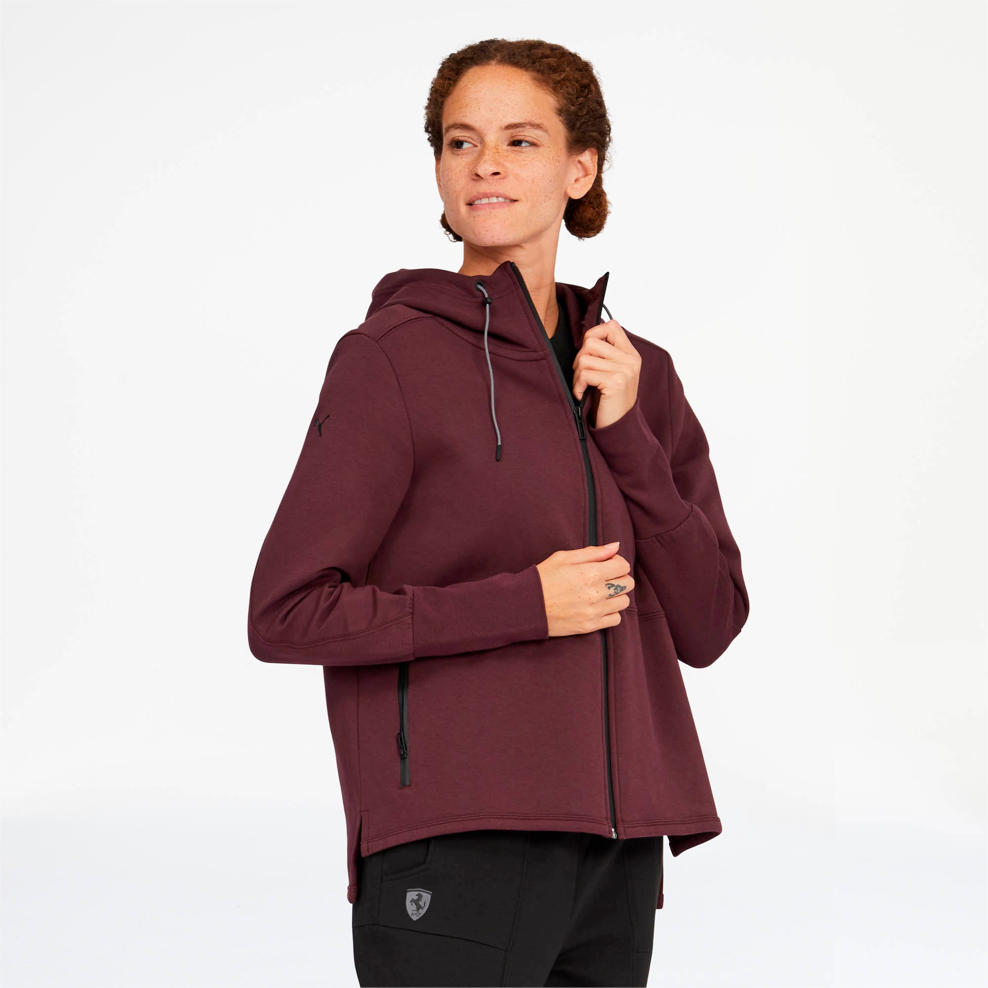 puma women's hooded sweat jacket