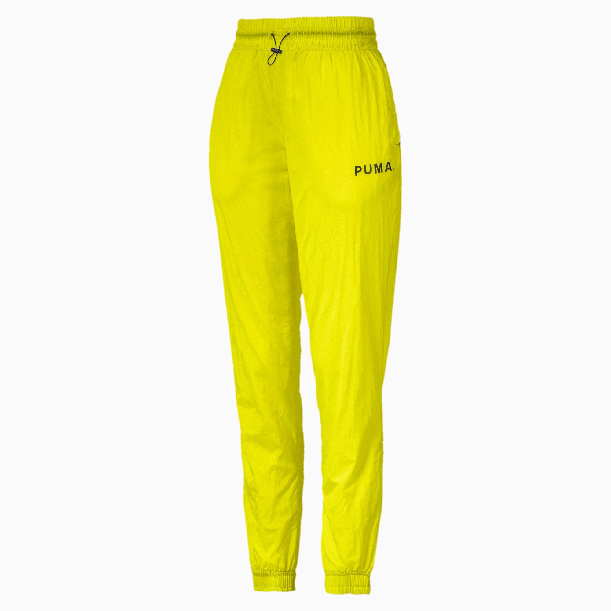 yellow puma pants