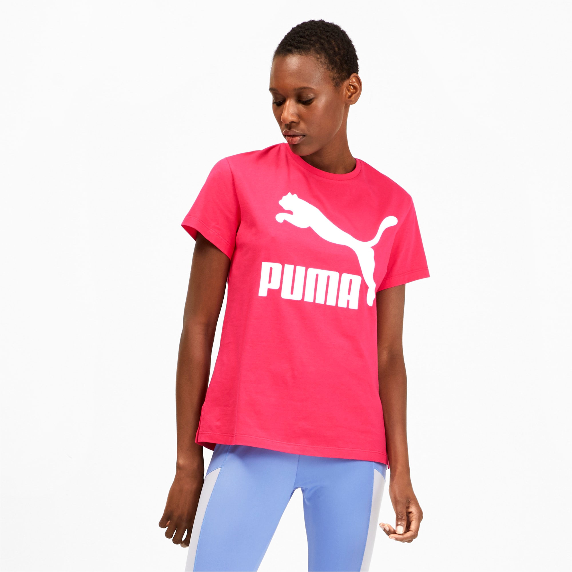 puma bmw t shirt femme rose