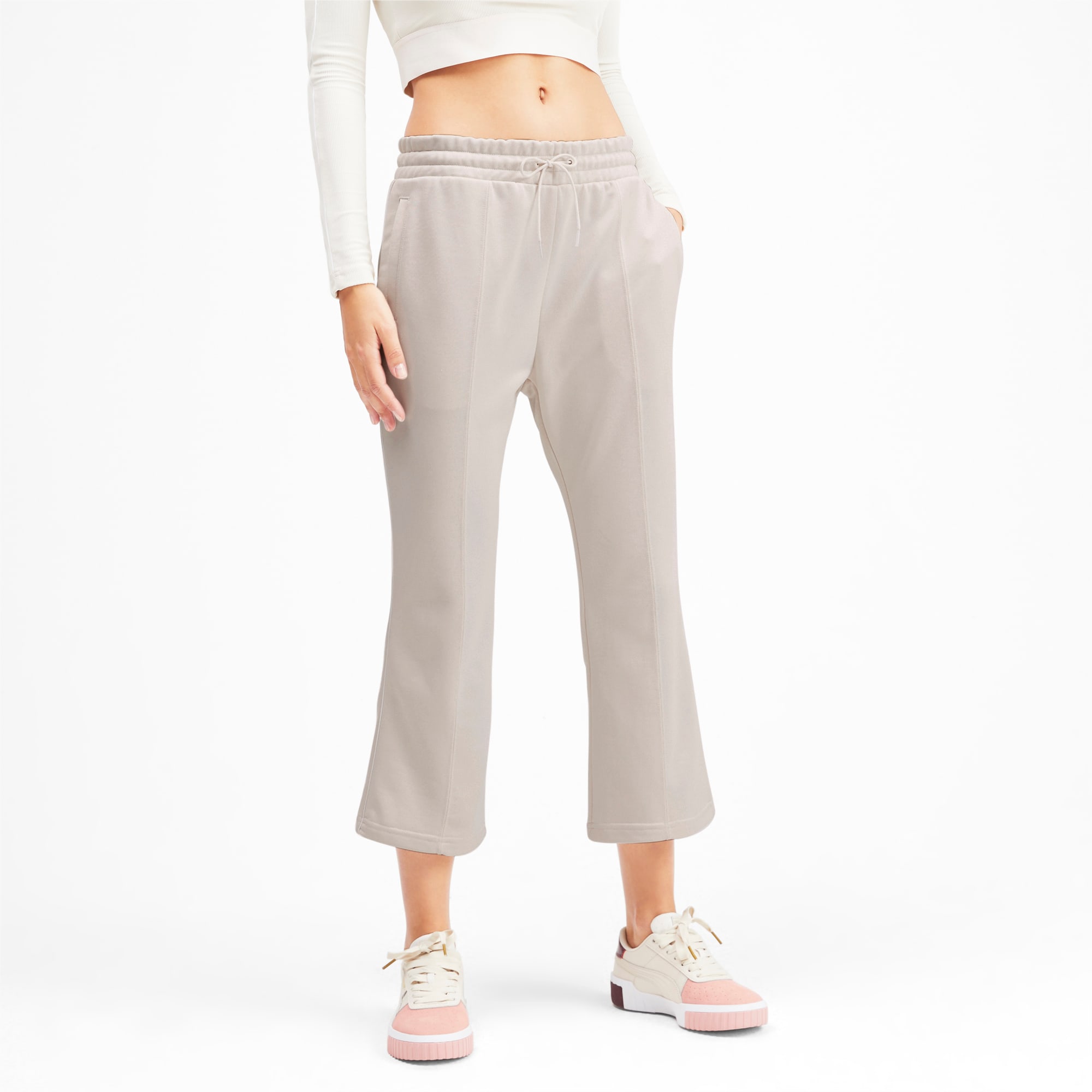women in flare pants