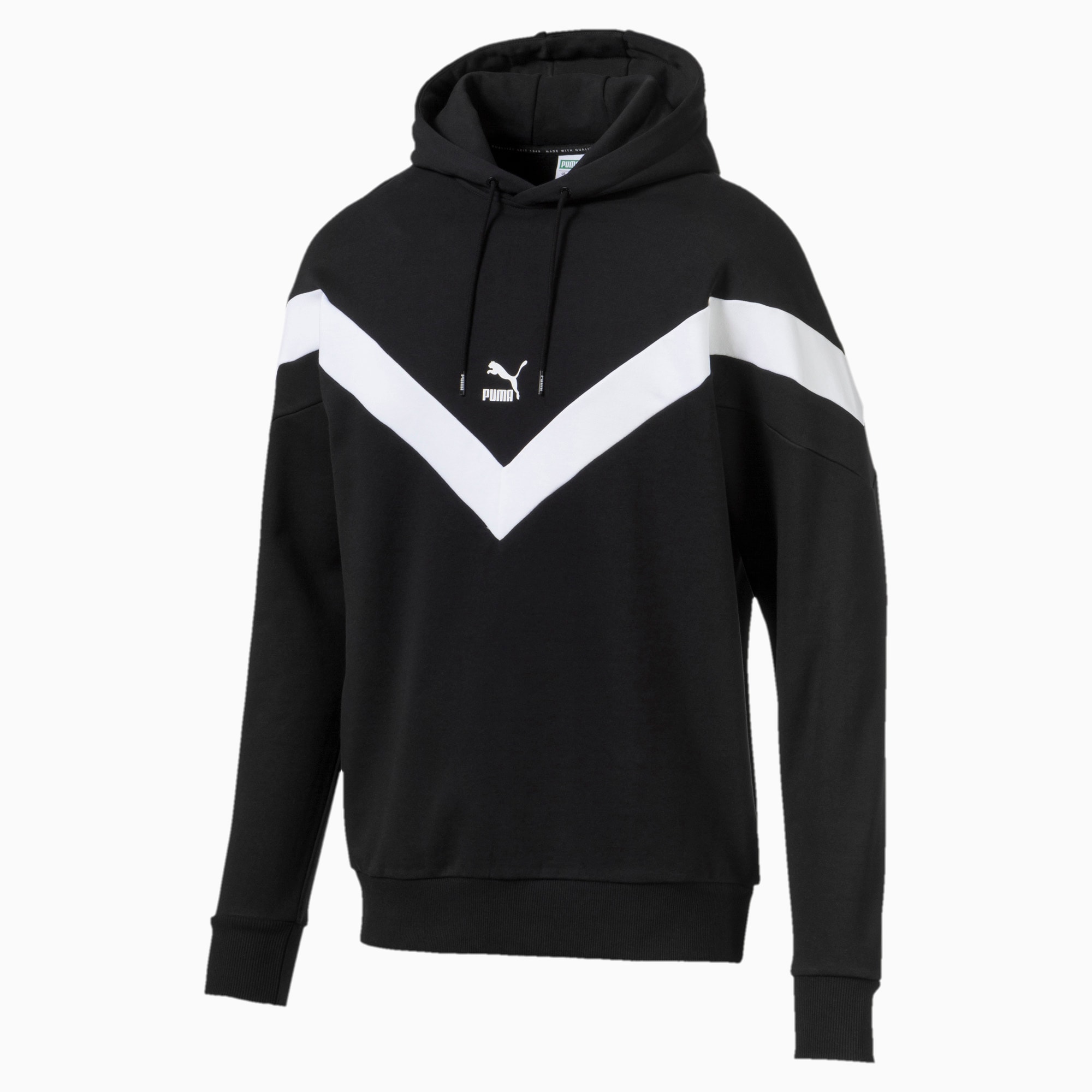 black and white puma hoodie