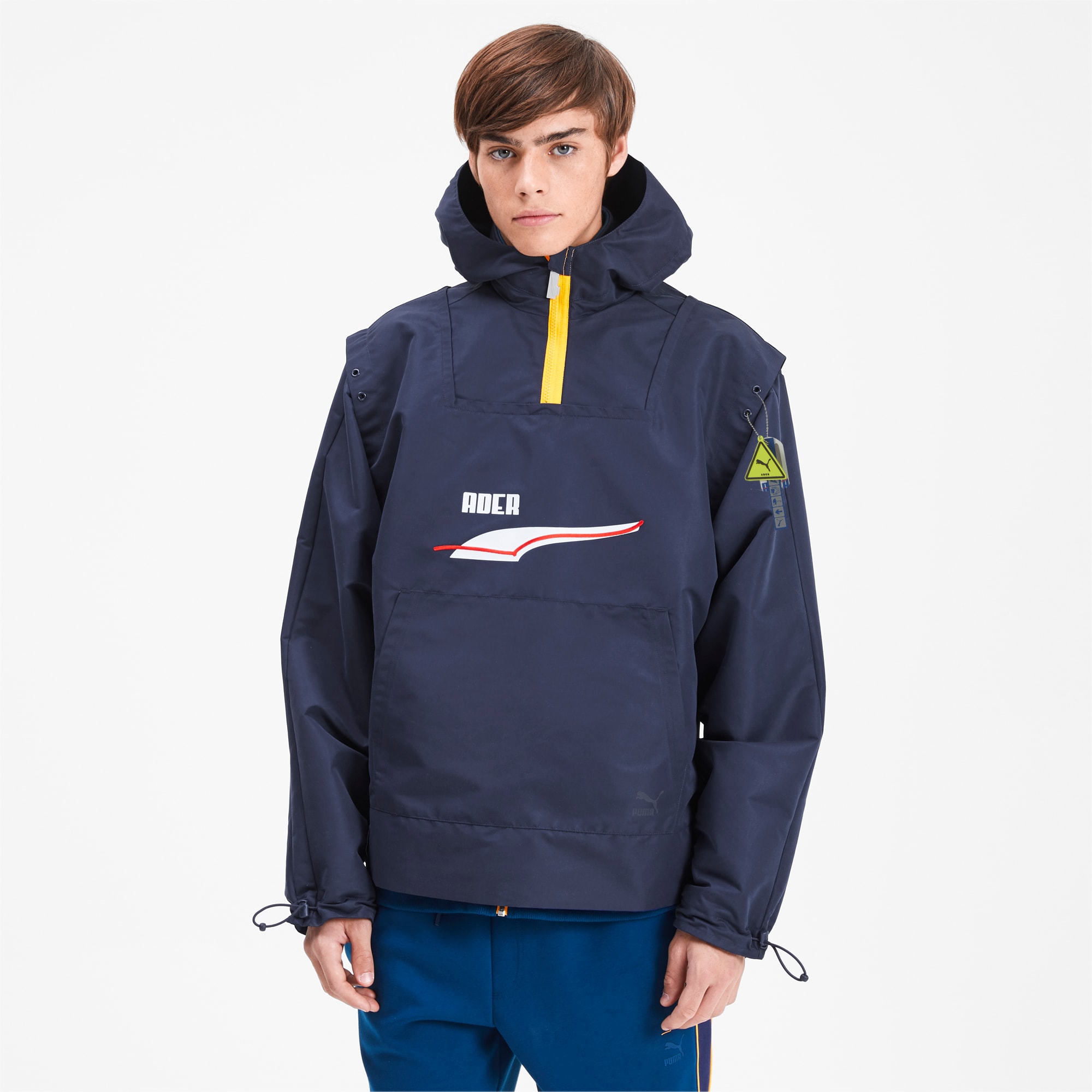 puma windbreaker blue