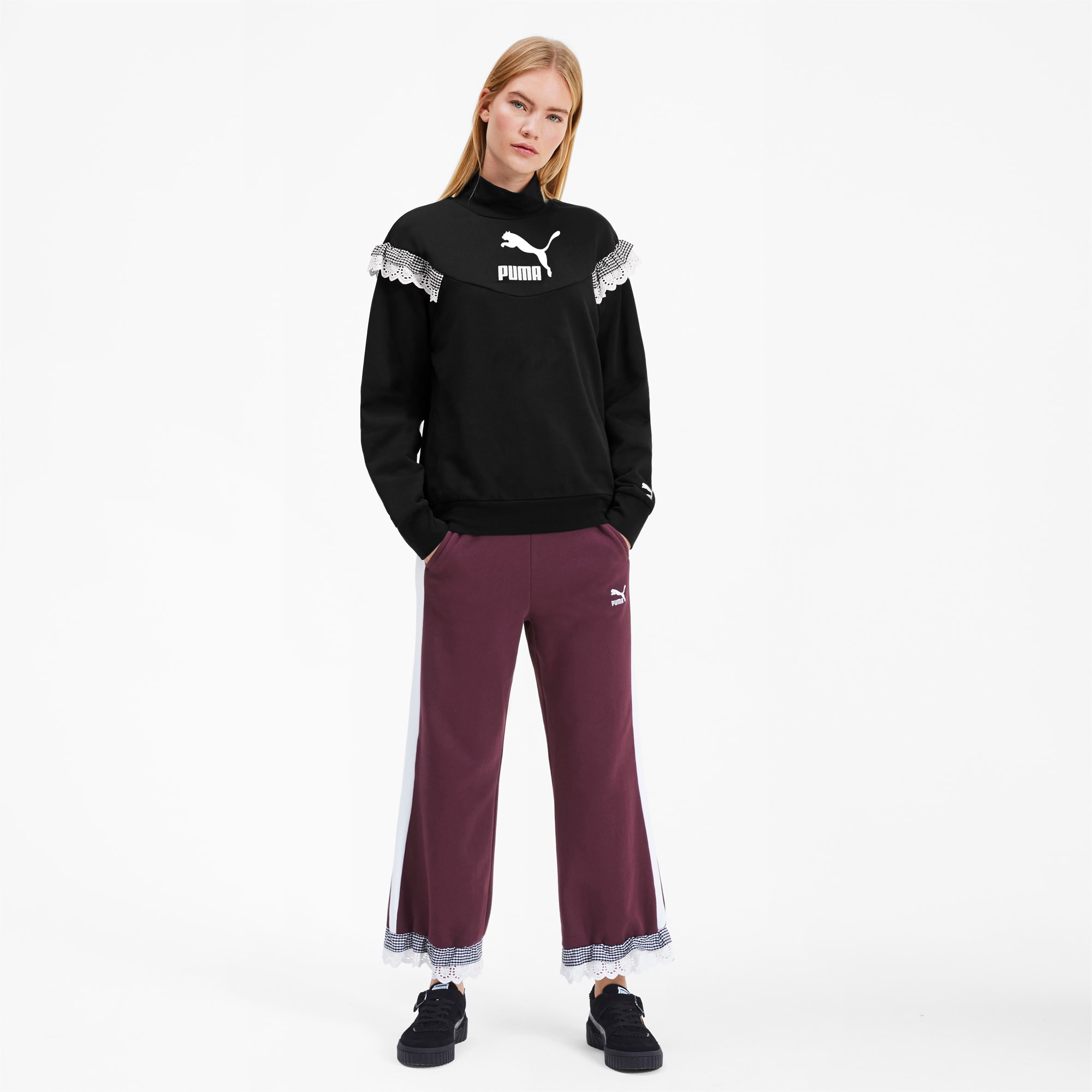 PUMA x TYAKASHA Women s Turtleneck Sweater PUMA