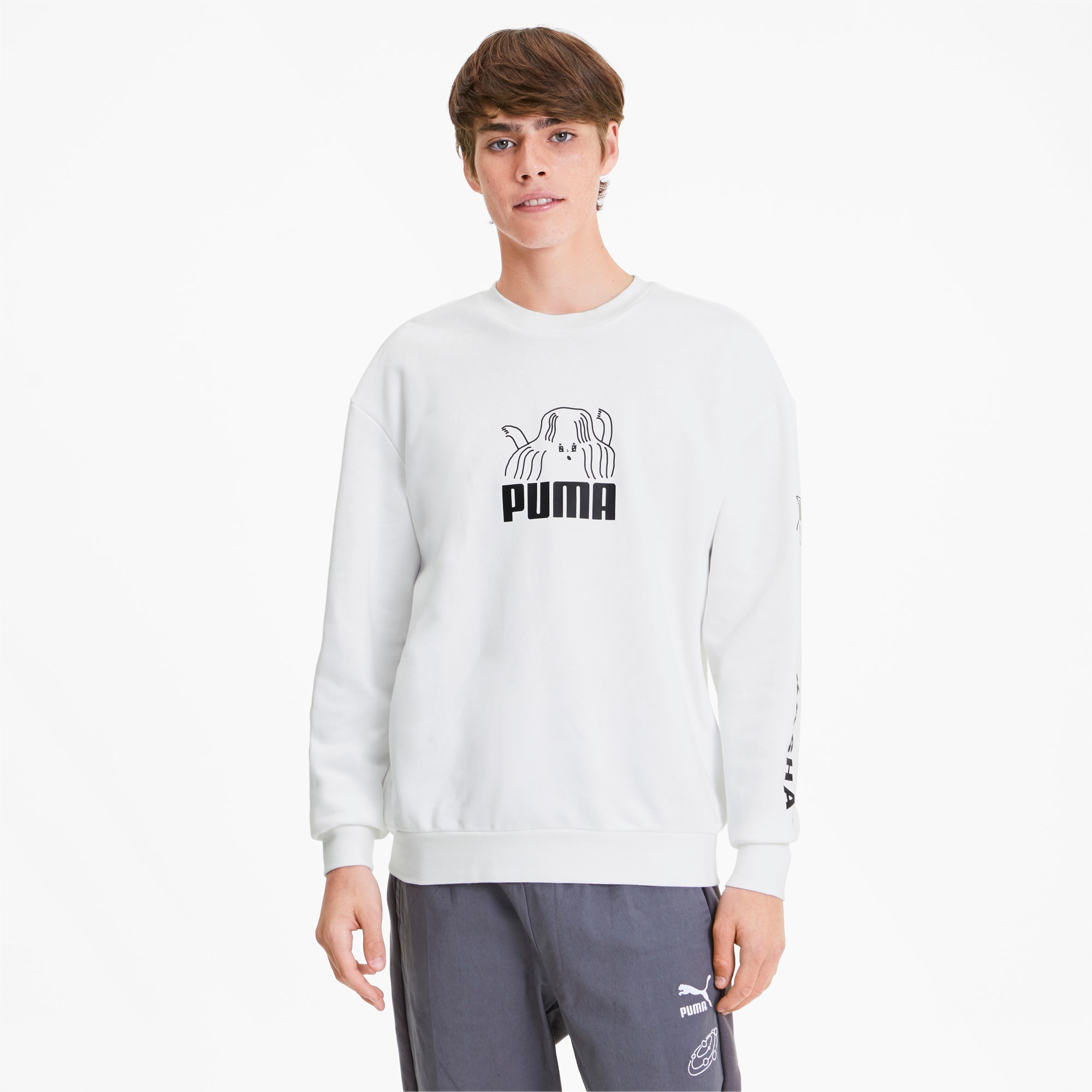 felpe girocollo puma felpe girocollo puma