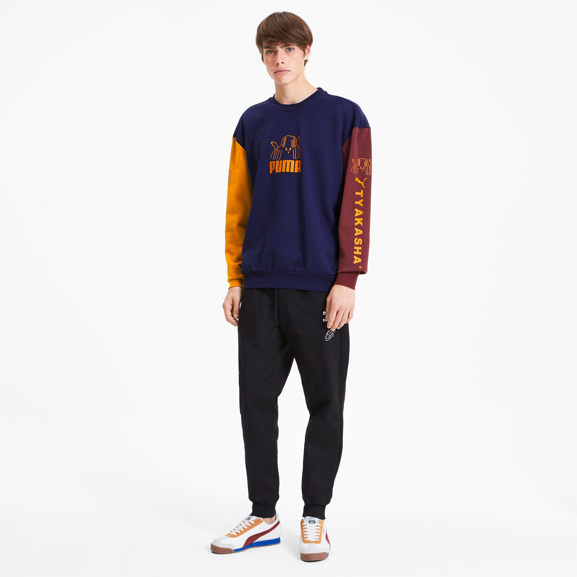 Puma x tyakasha men's crew sweatshirt hot sale