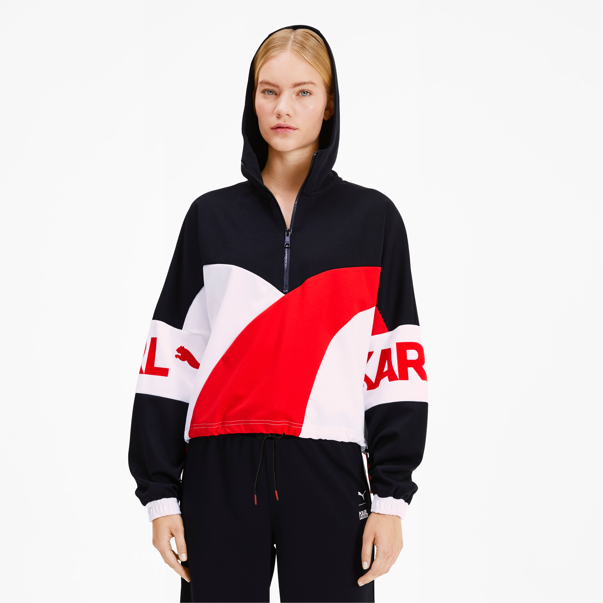 PUMA x KARL LAGERFELD XTG Women s Half Zip Hoodie PUMA