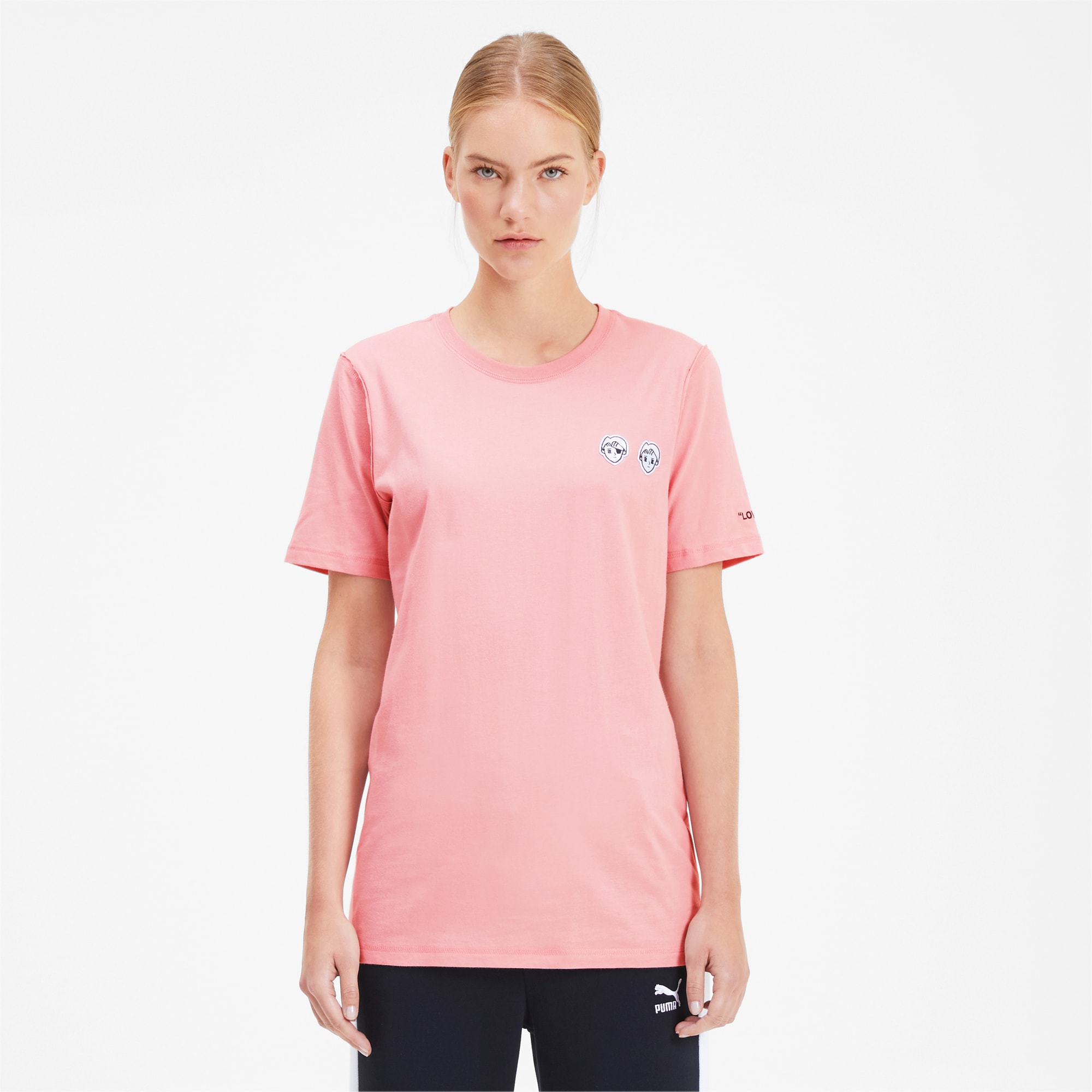 puma pink t shirt