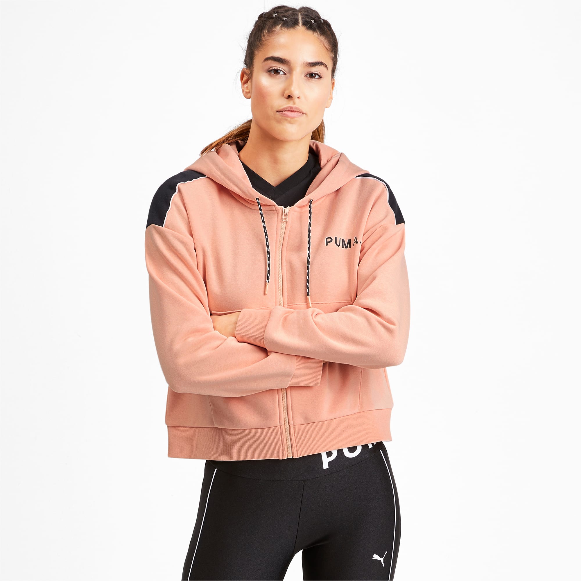 puma zip hoodie women's