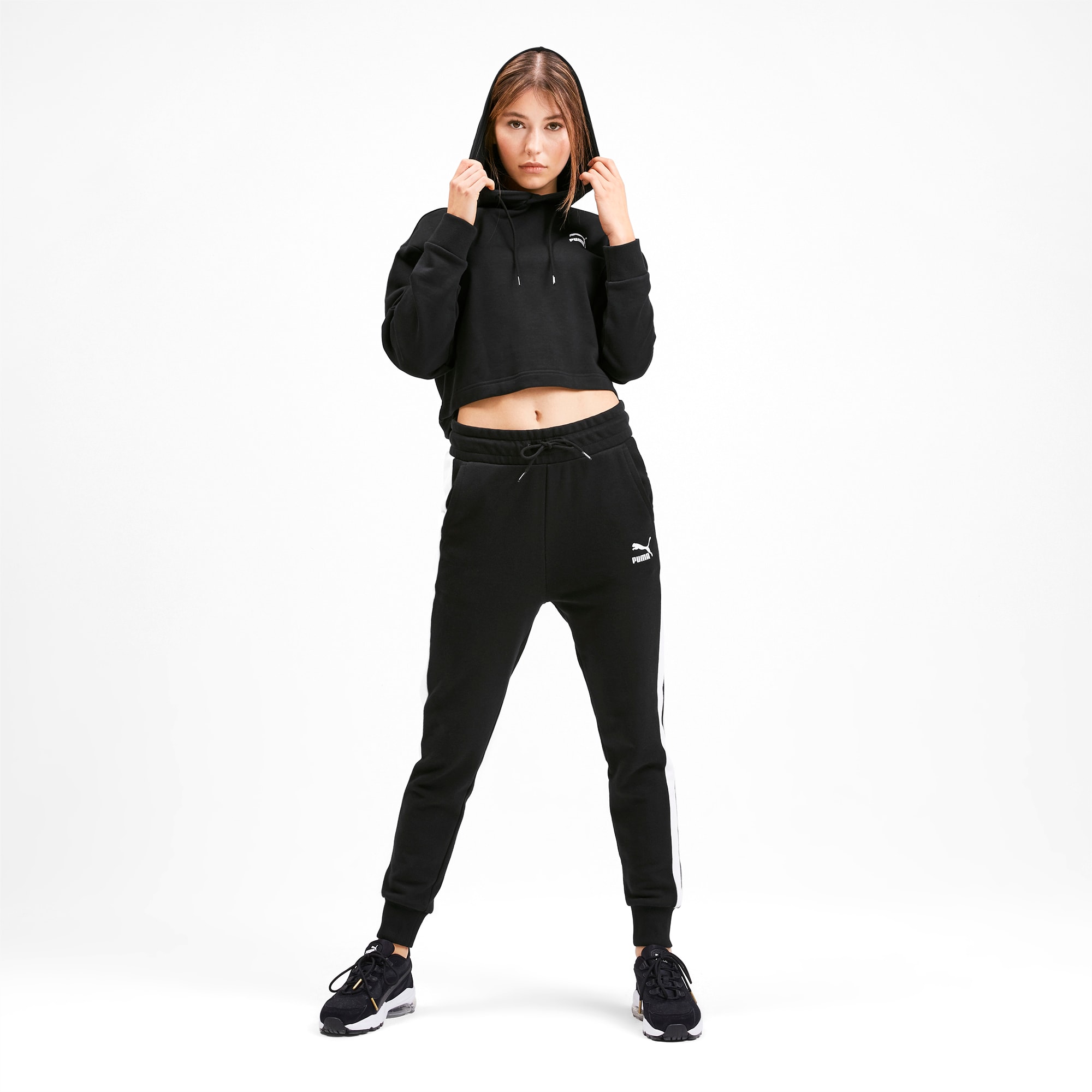 Crop top cheap hoodie puma