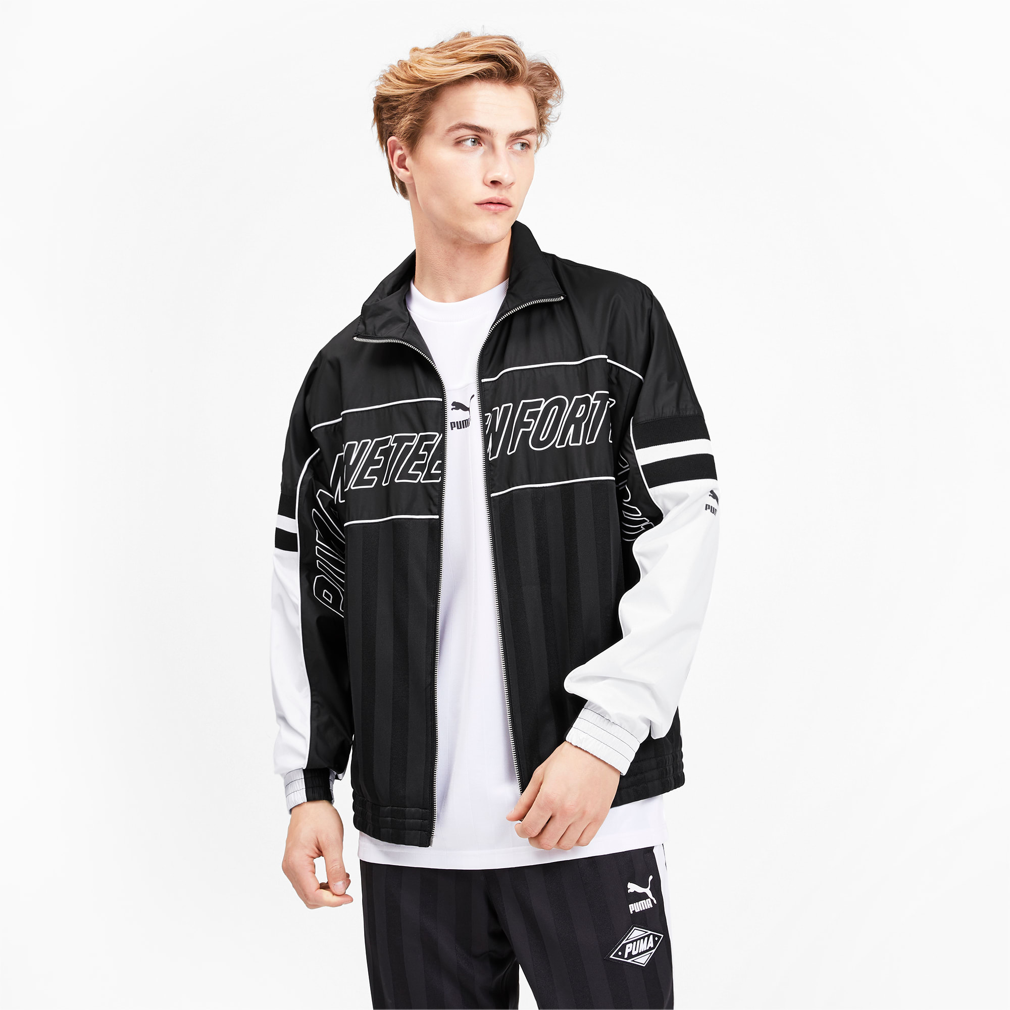 puma retro woven track jacket