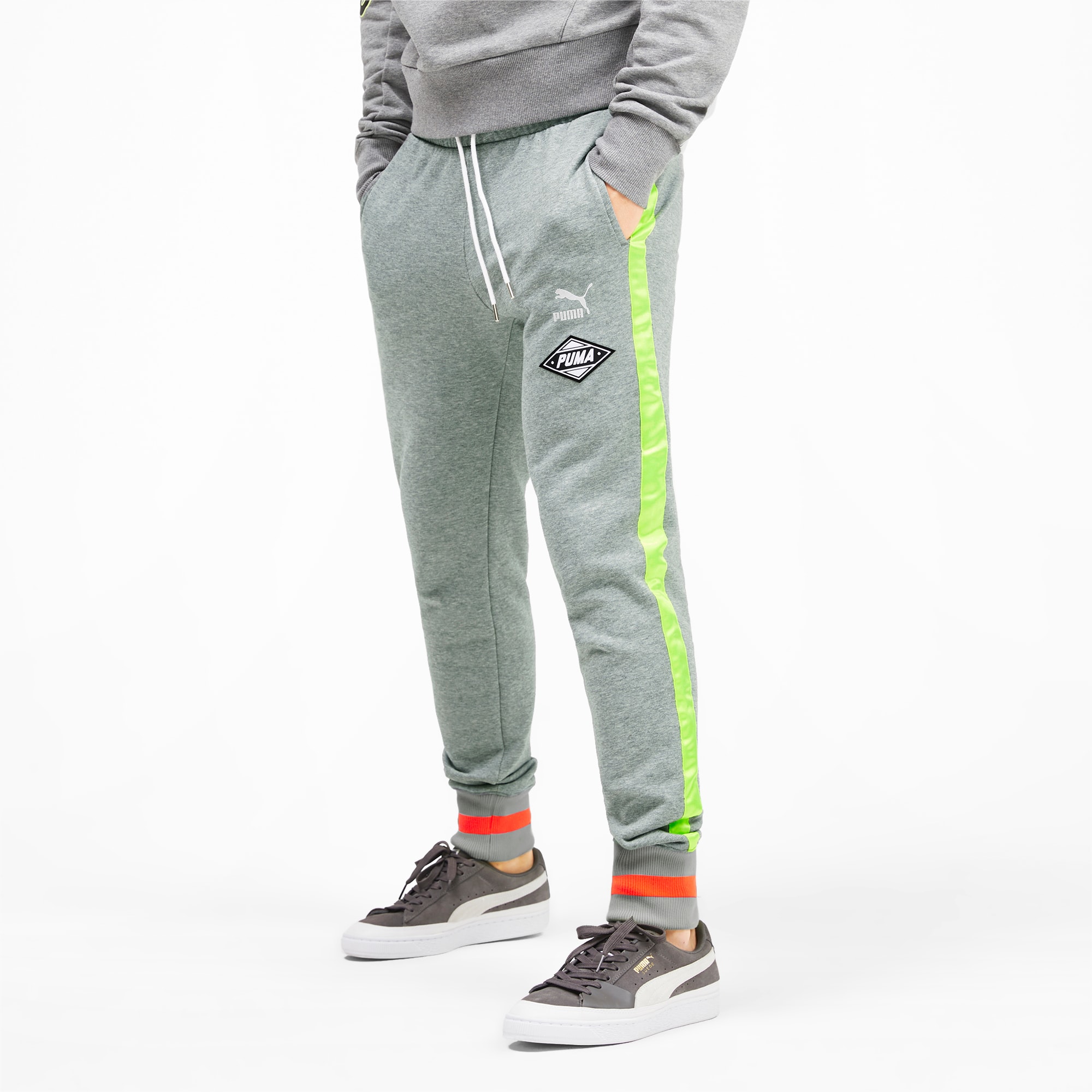 puma cuffed joggers