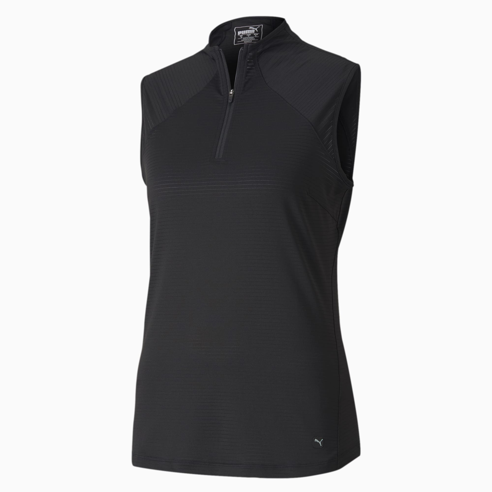 womens black golf polo