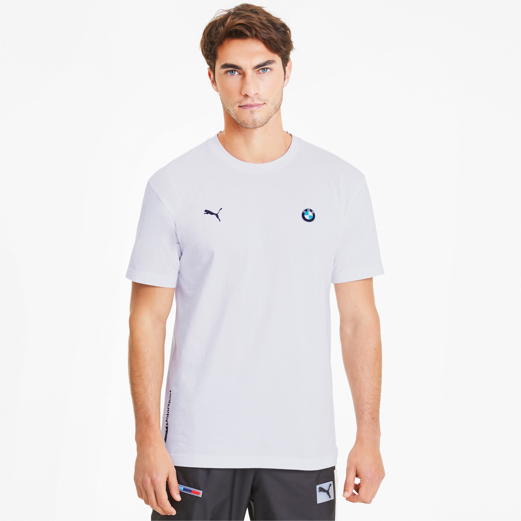 puma bmw white t shirt