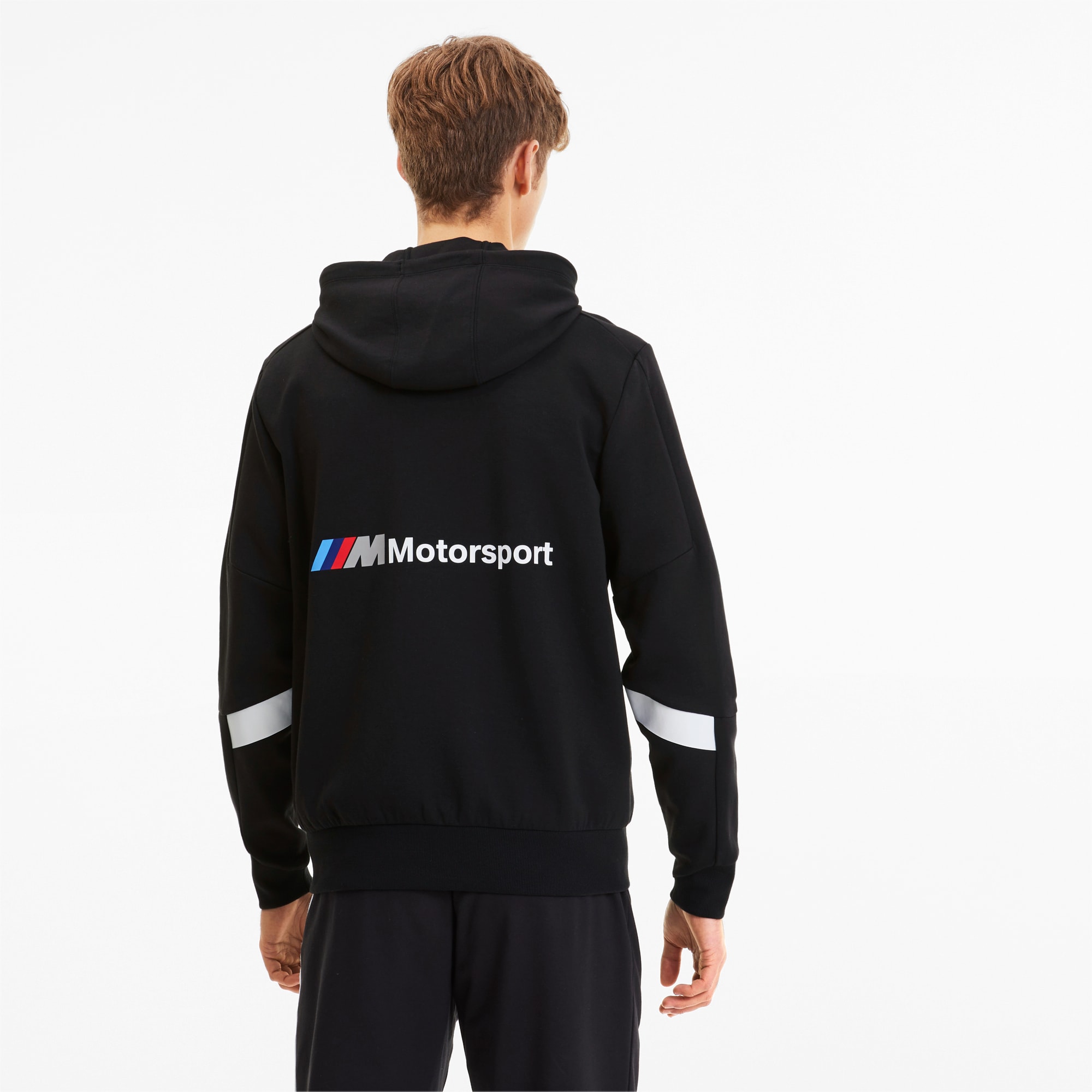 puma men's bmw motorsport hooded sweat jacket