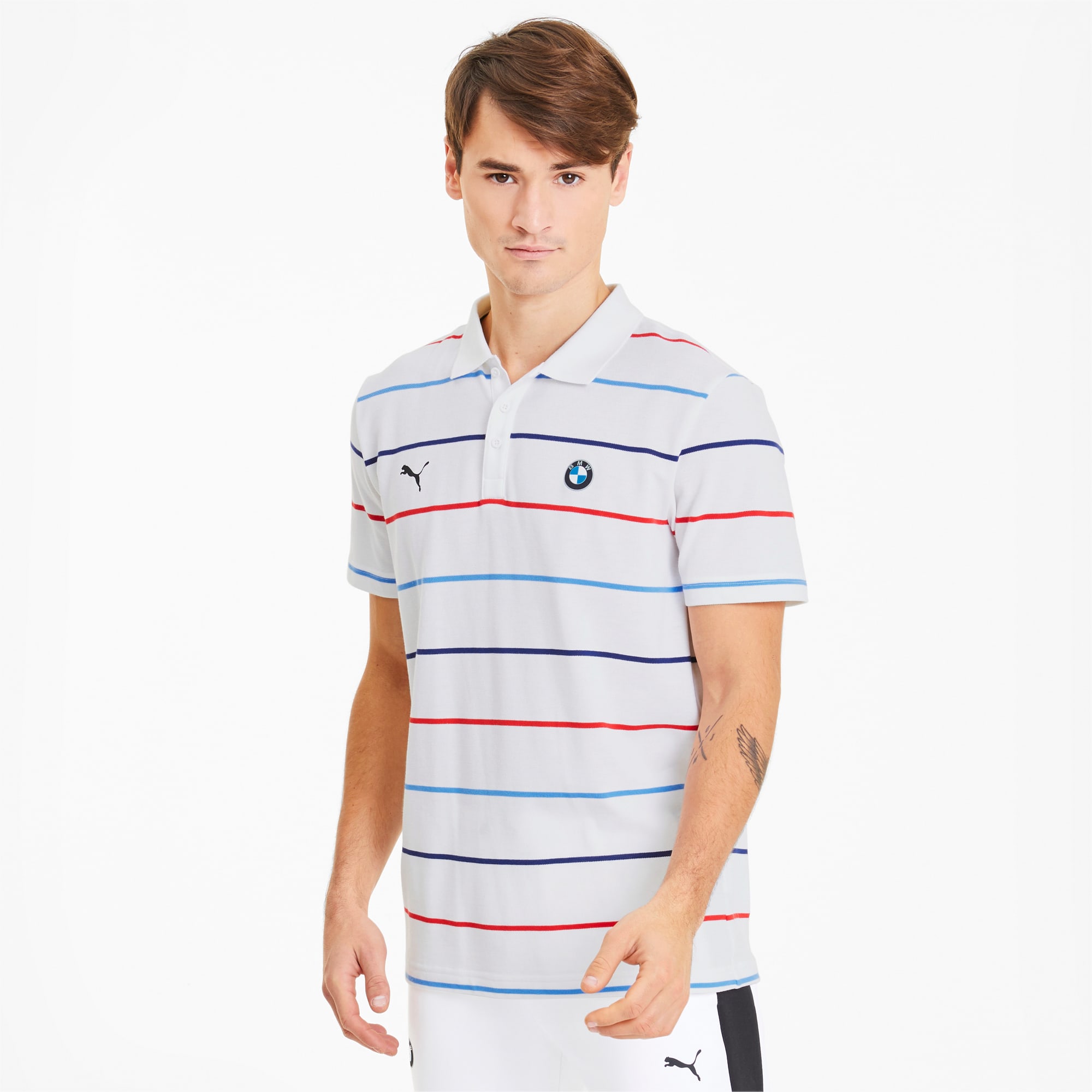 BMW M Motorsport Men's Striped Polo | PUMA US