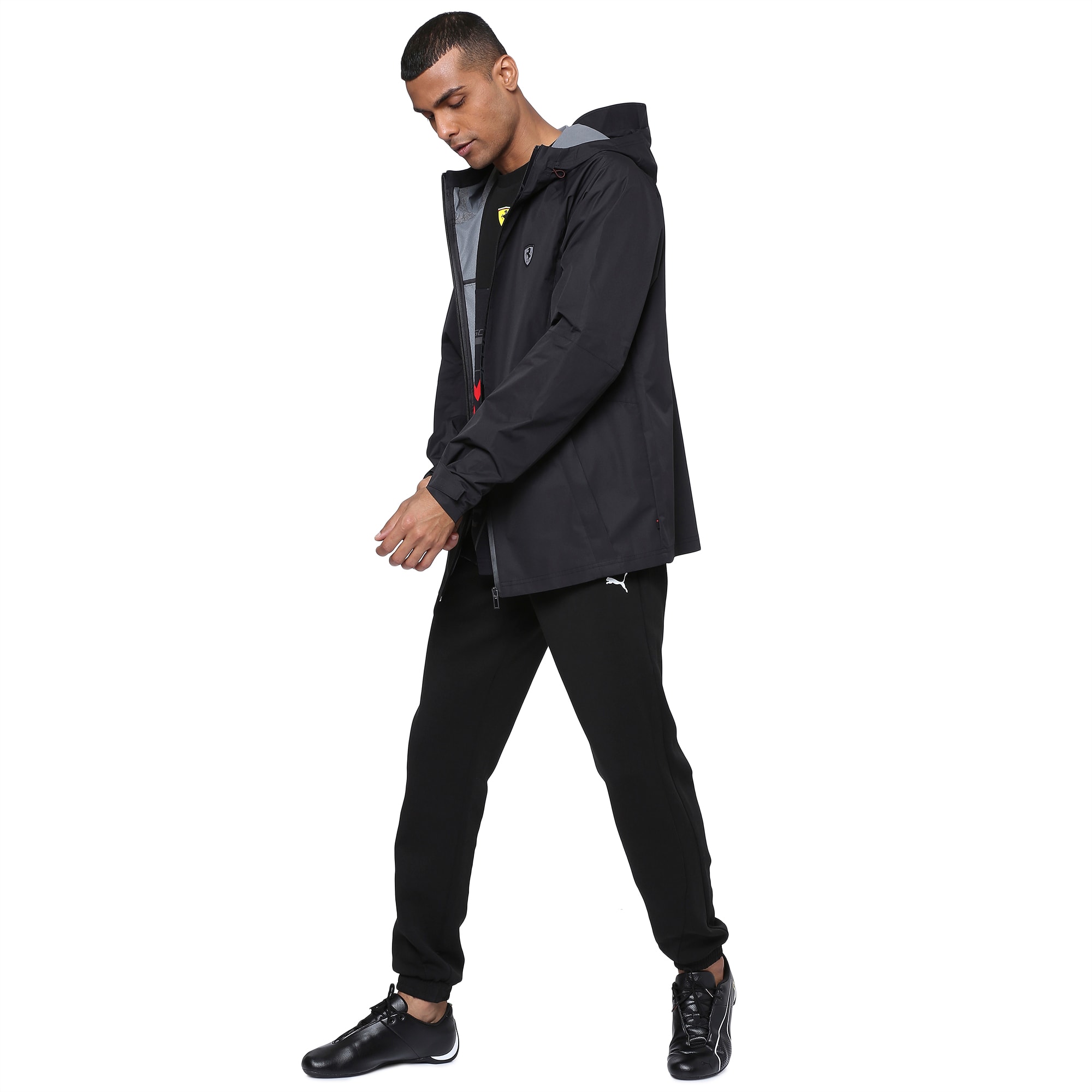 Puma ferrari reflective tec hooded jacket hotsell