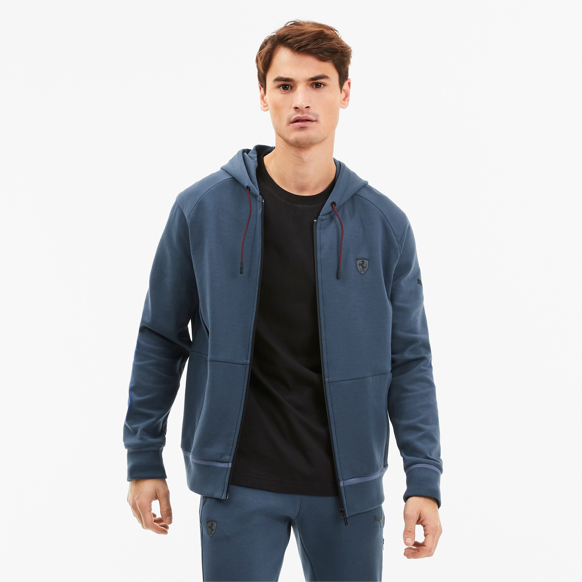 Scuderia Ferrari Men s Hooded Sweat Jacket