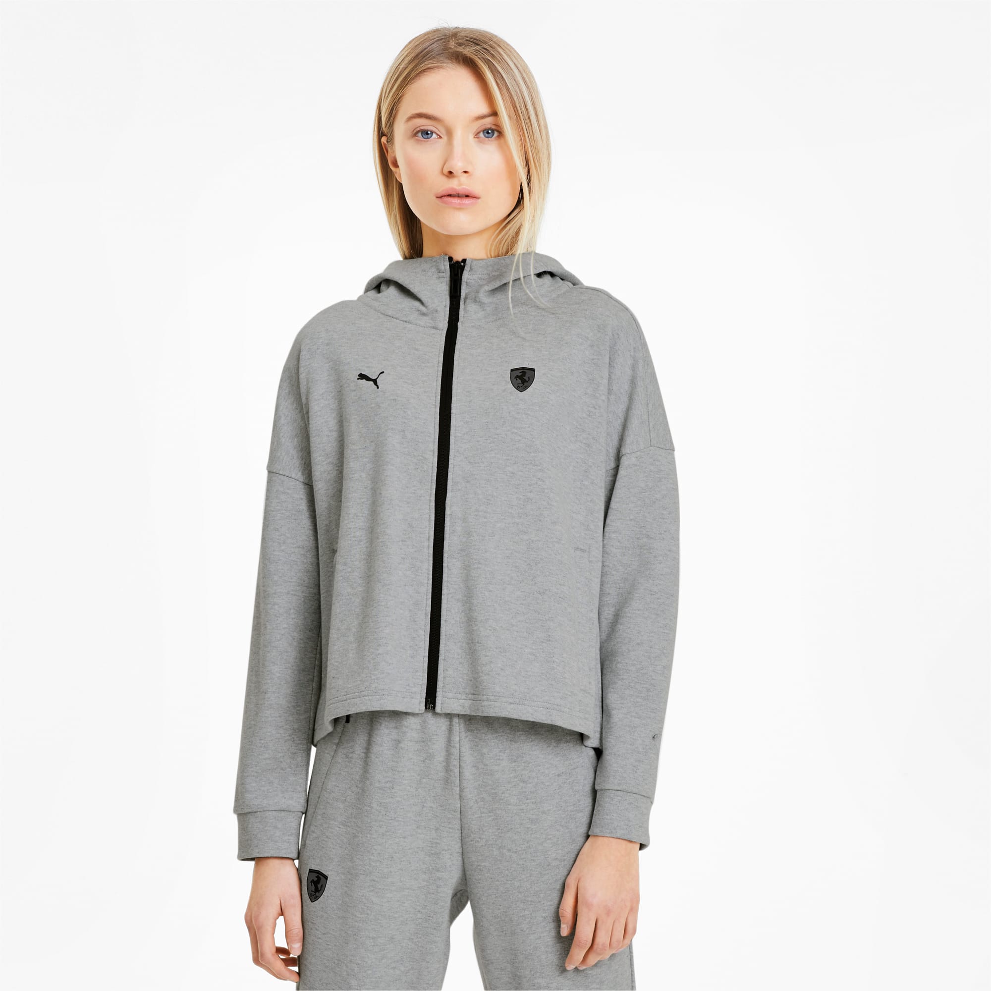 puma women's hooded sweat jacket