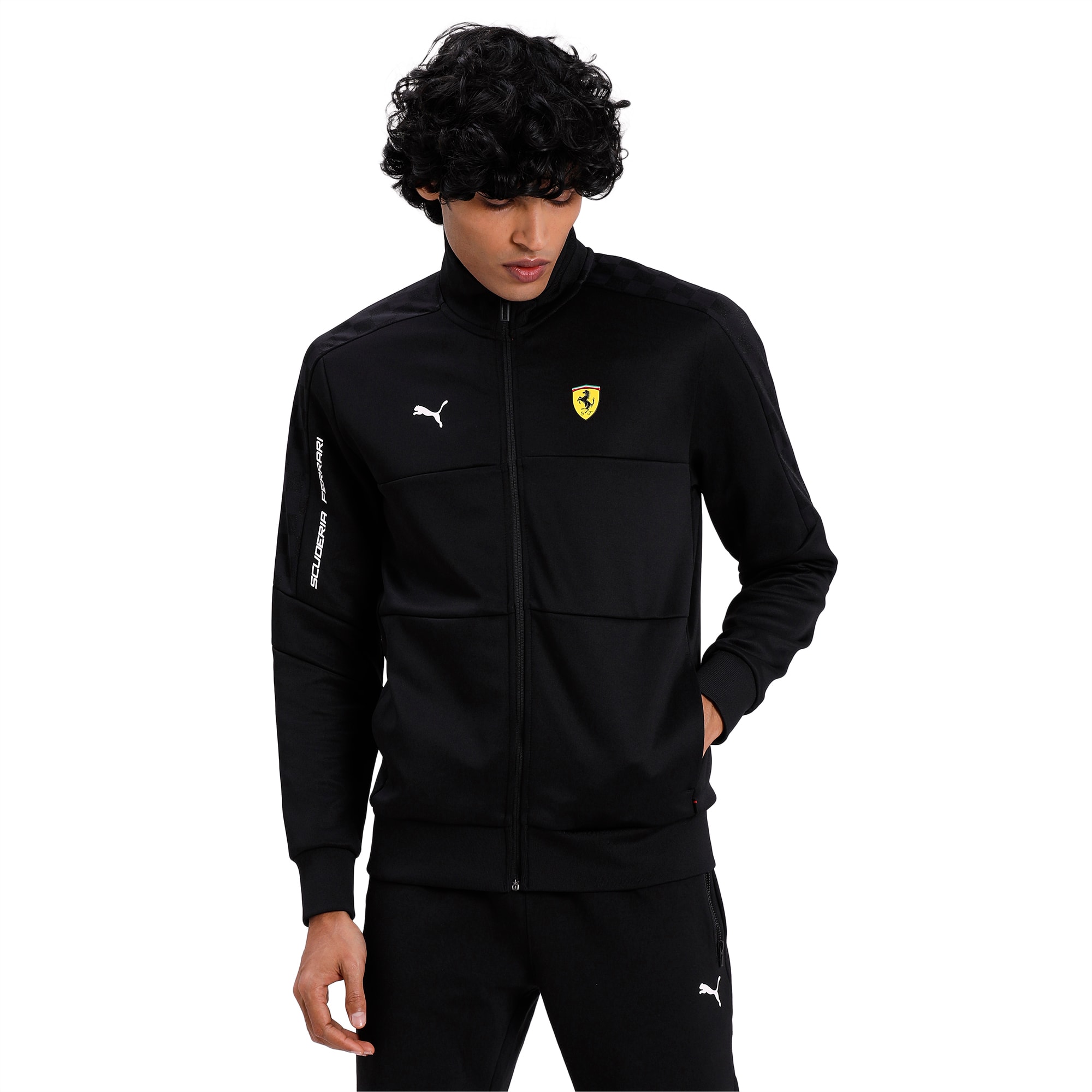 scuderia ferrari men's t7 track jacket