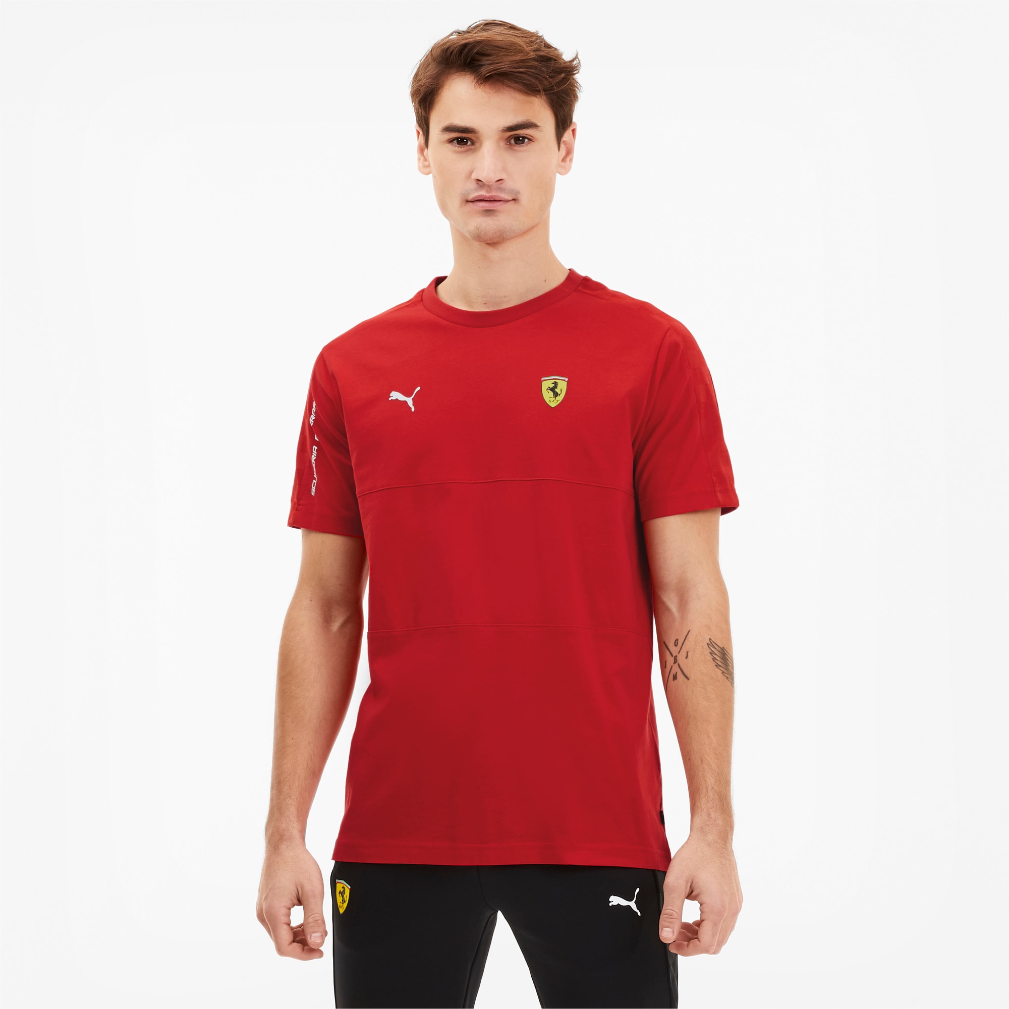 Ferrari T7 Herren T-Shirt | Rosso Corsa 
